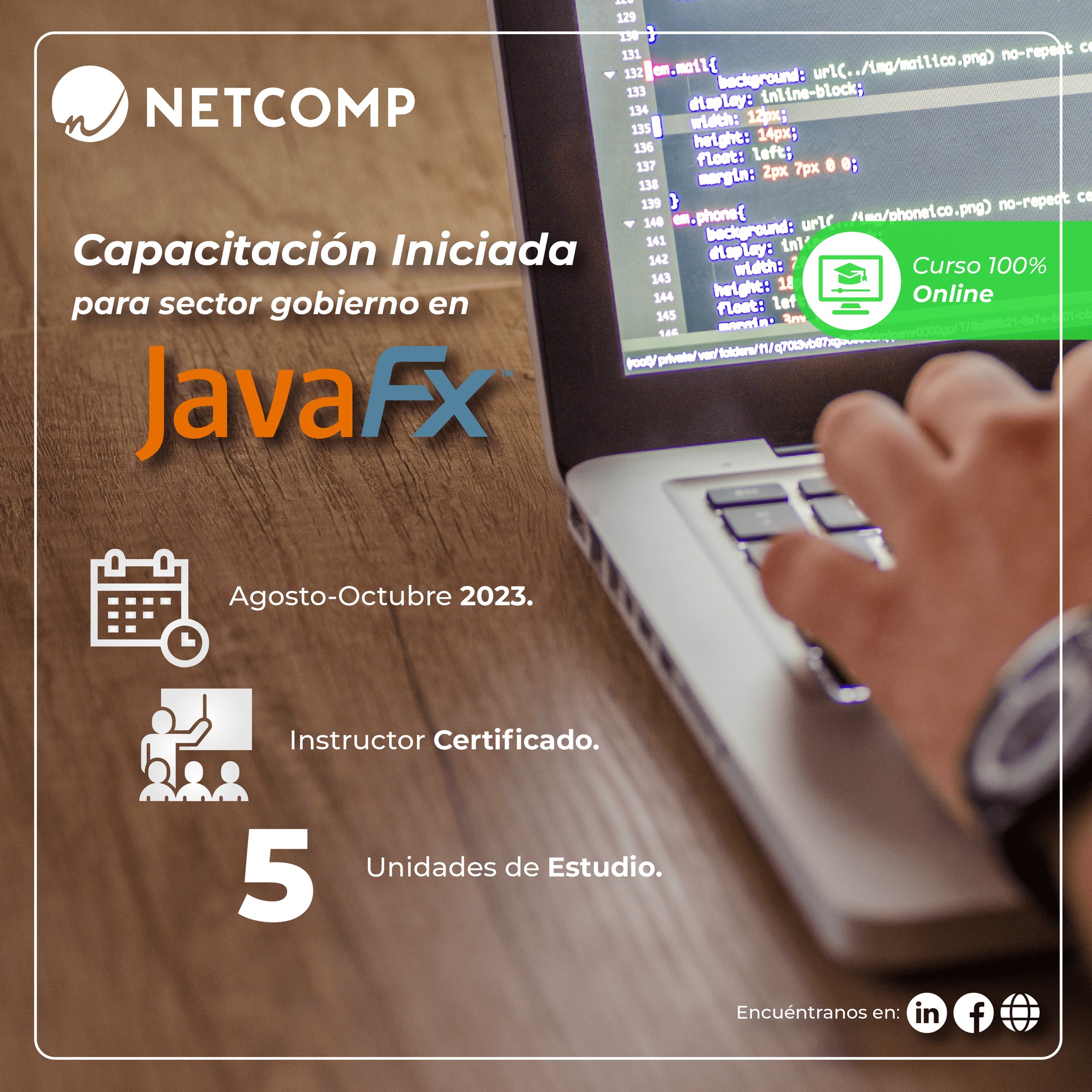 NETCOMP - 📌 Tenemos el agrado de anunciar el inicio de la...