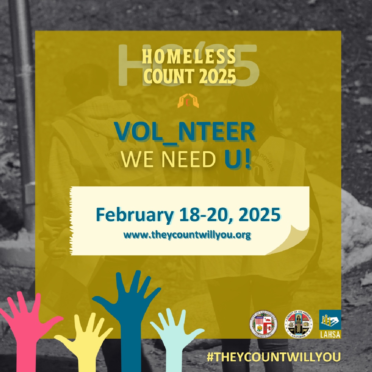 Homeless - New dates, same mission! The 2025 Homeless Count is now ...