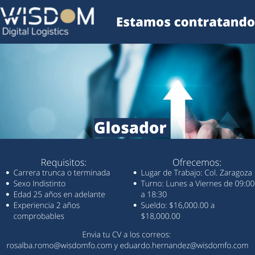 Wisdom - ¡SE PARTE DE LA FAMILIA WISDOM! Wisdom Digital Logistics ...