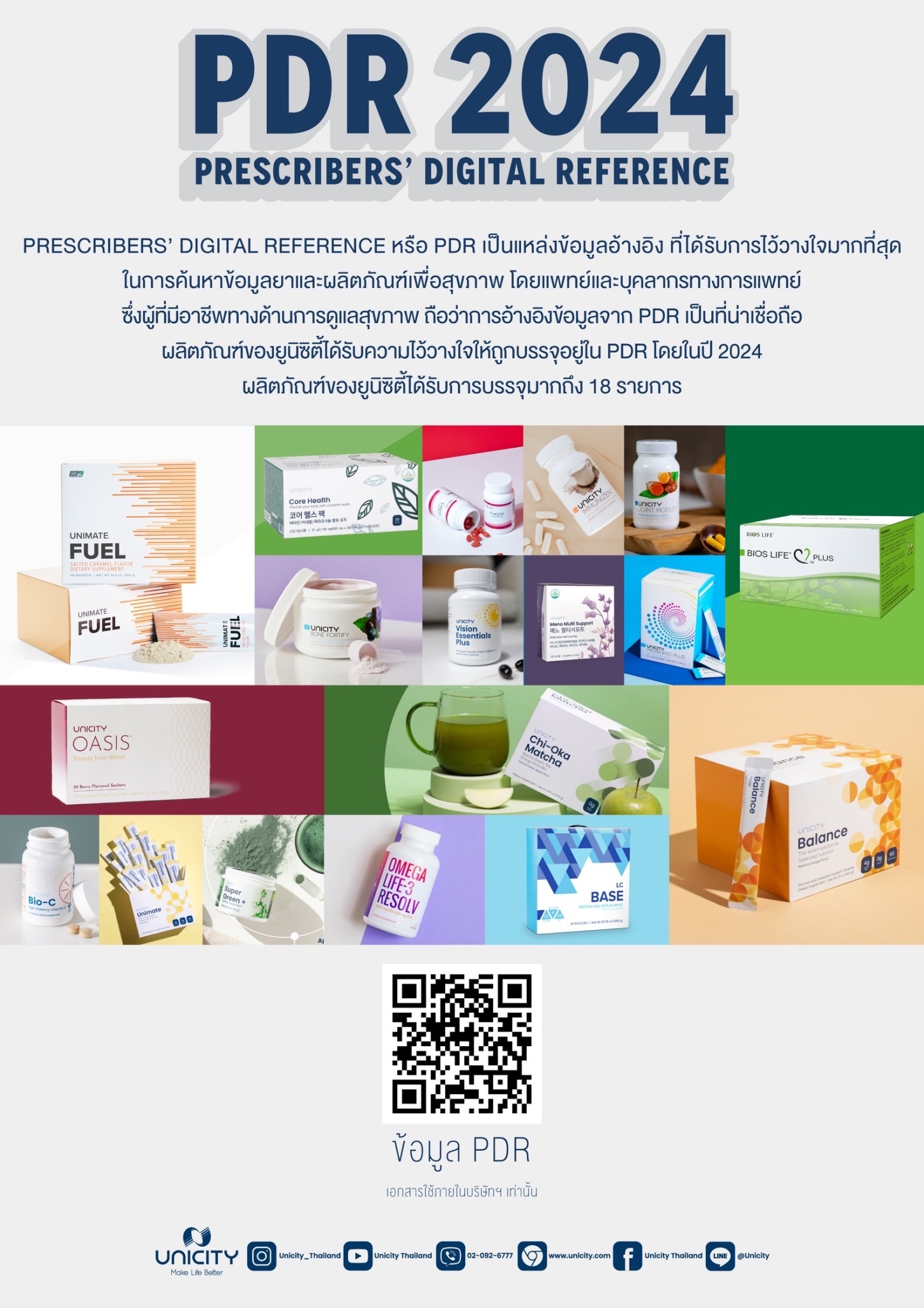 Unicity - PRESCRIBERS’ DIGITAL REFERENCE หรือ PDR เป็นแหล่งข้อมูล ...