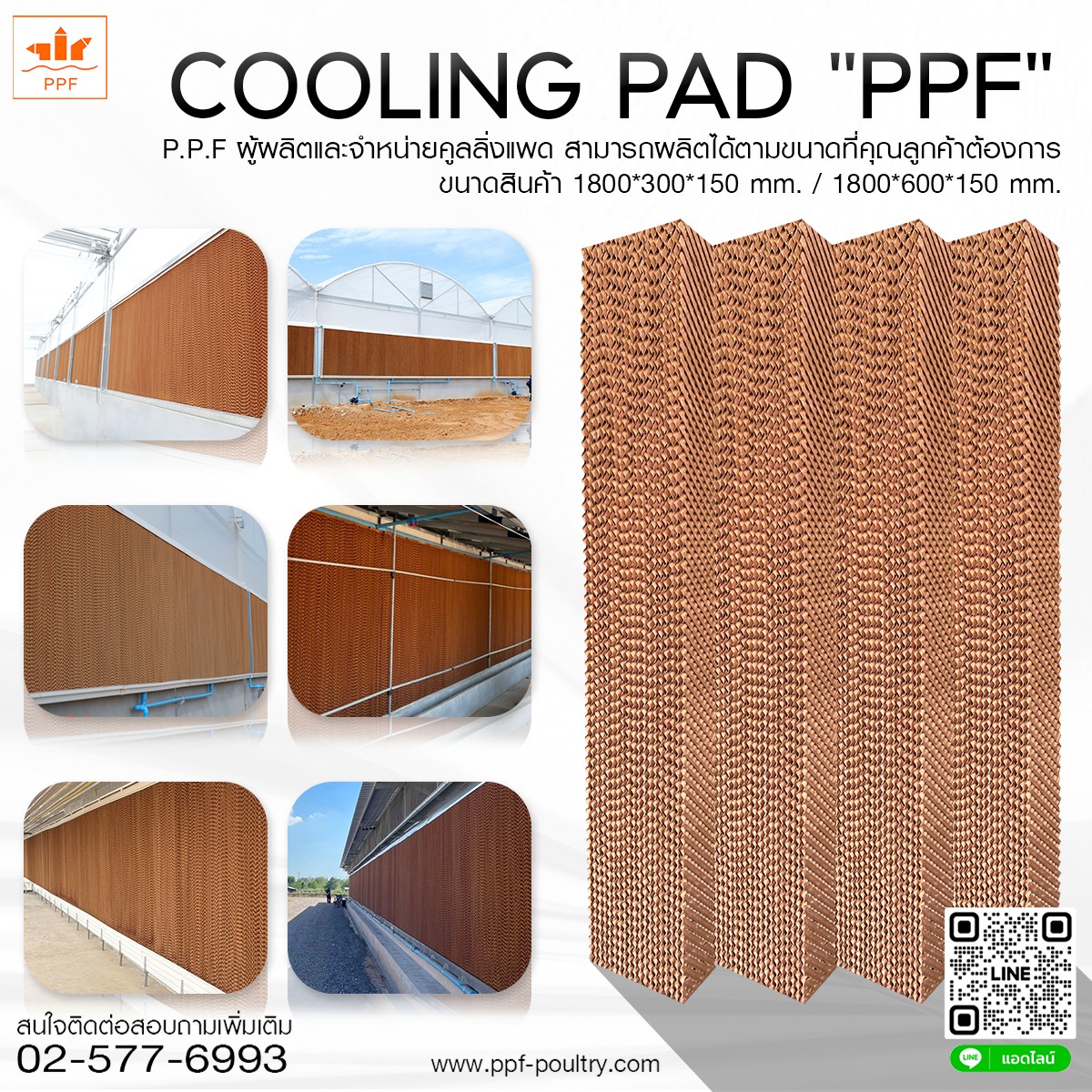 GO - P.P.F ขอแนะนำ #คูลลิ่งแพด P.P.F เกรดกระดาษเอเชีย แข็งแรง ทนทาน ลด ...