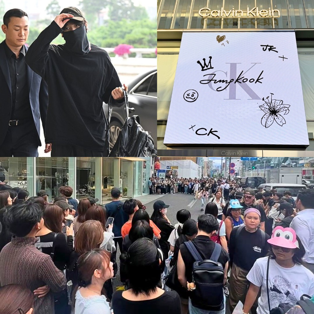 Jungkook has landed in Japan… and Tokyo is already heating up