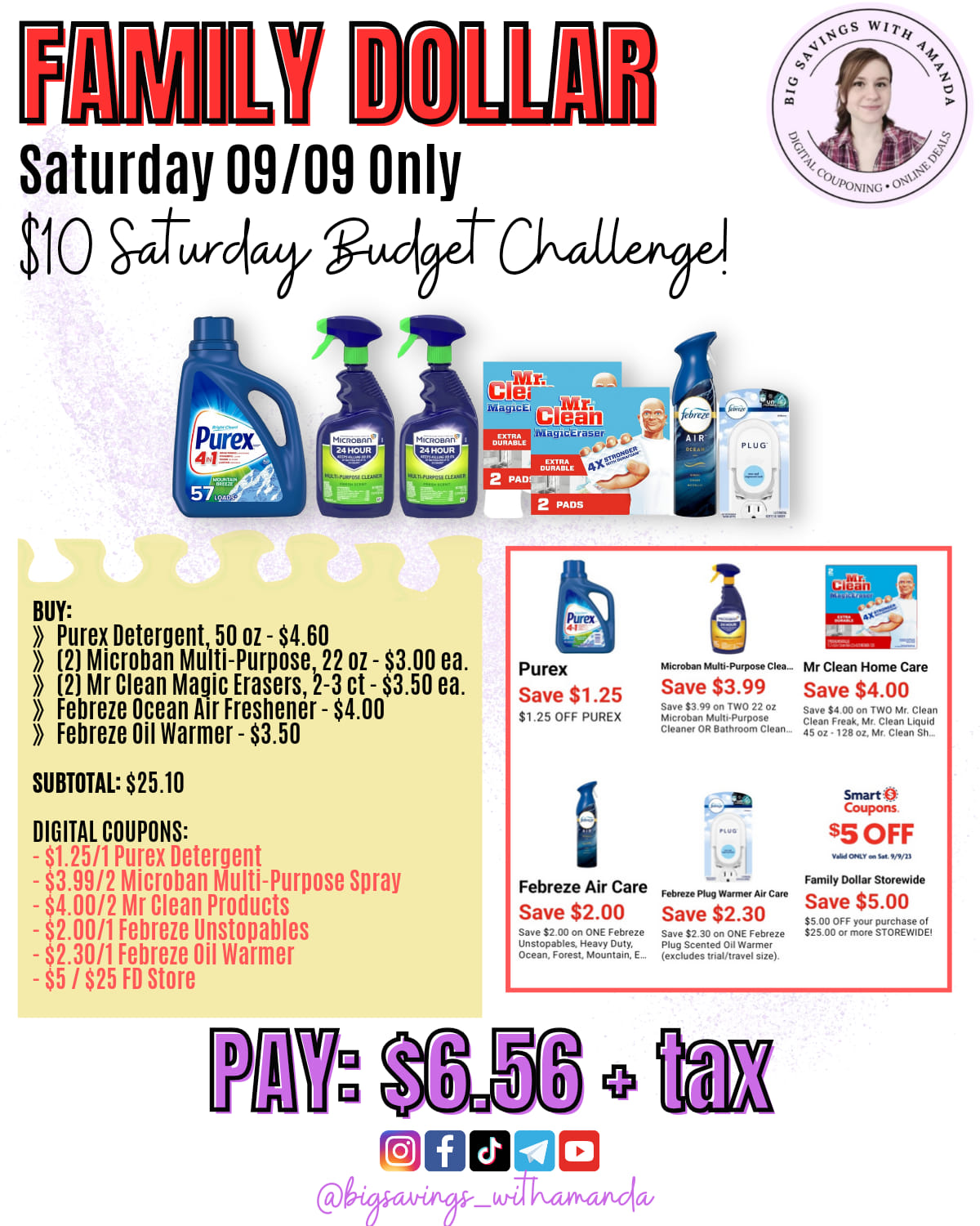 TODAY-ONLY OFFER! Start your Saturday off right with this special Smart  Coupon! Don't miss out! ✨ Clip now online: https://ow.ly/iQGL50XUBoq or in  the Family Dollar app to redeem in store. . . 
