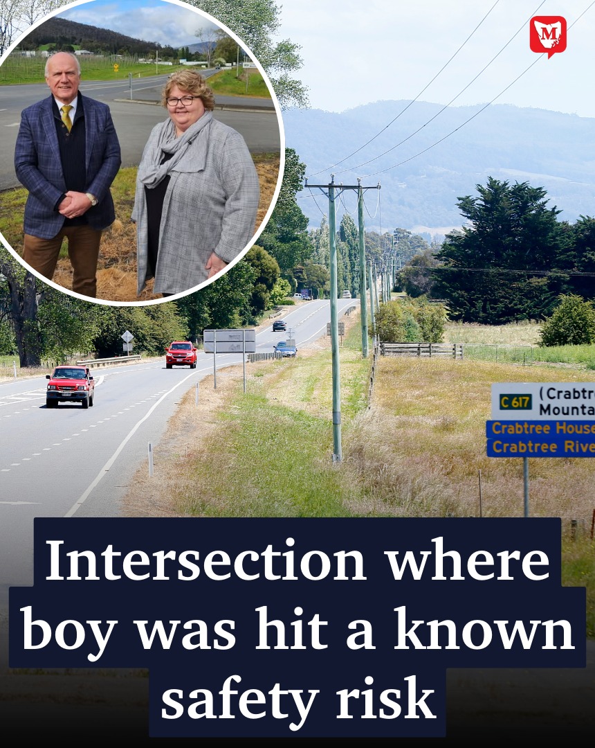 A Huon Highway intersection —... - The Mercury Newspaper