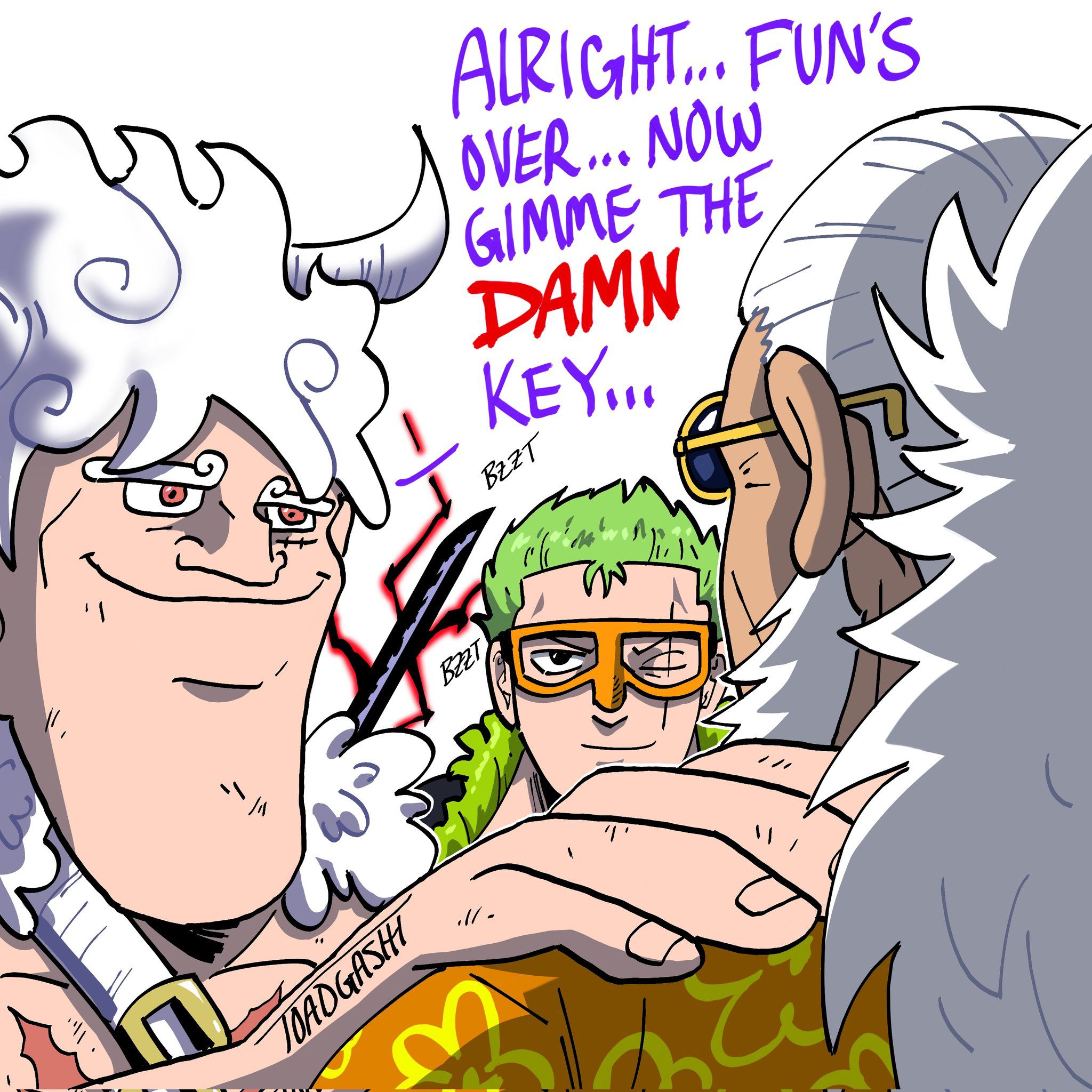 Egghead - 🤣🤣🤣 Art by Toadgashi (x) . . #onepiece #onepieceanime | Facebook