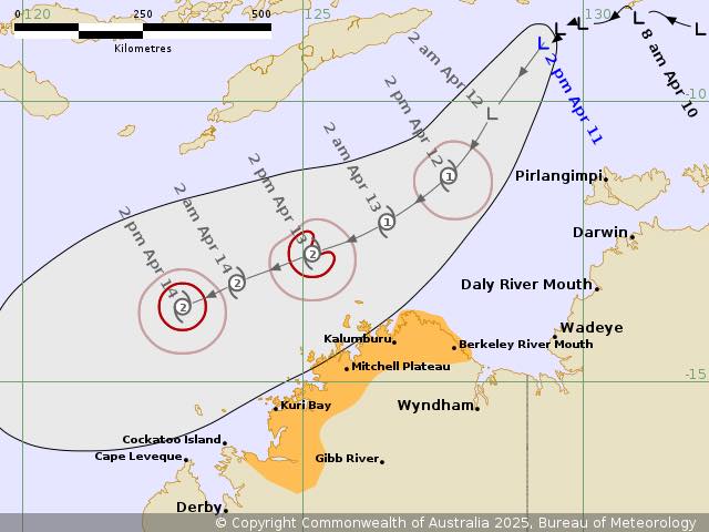 Perth Weather Live - 🌀TROPICAL CYCLONE ADVICE NUMBER 2🌀 Issued at 2:39 ...