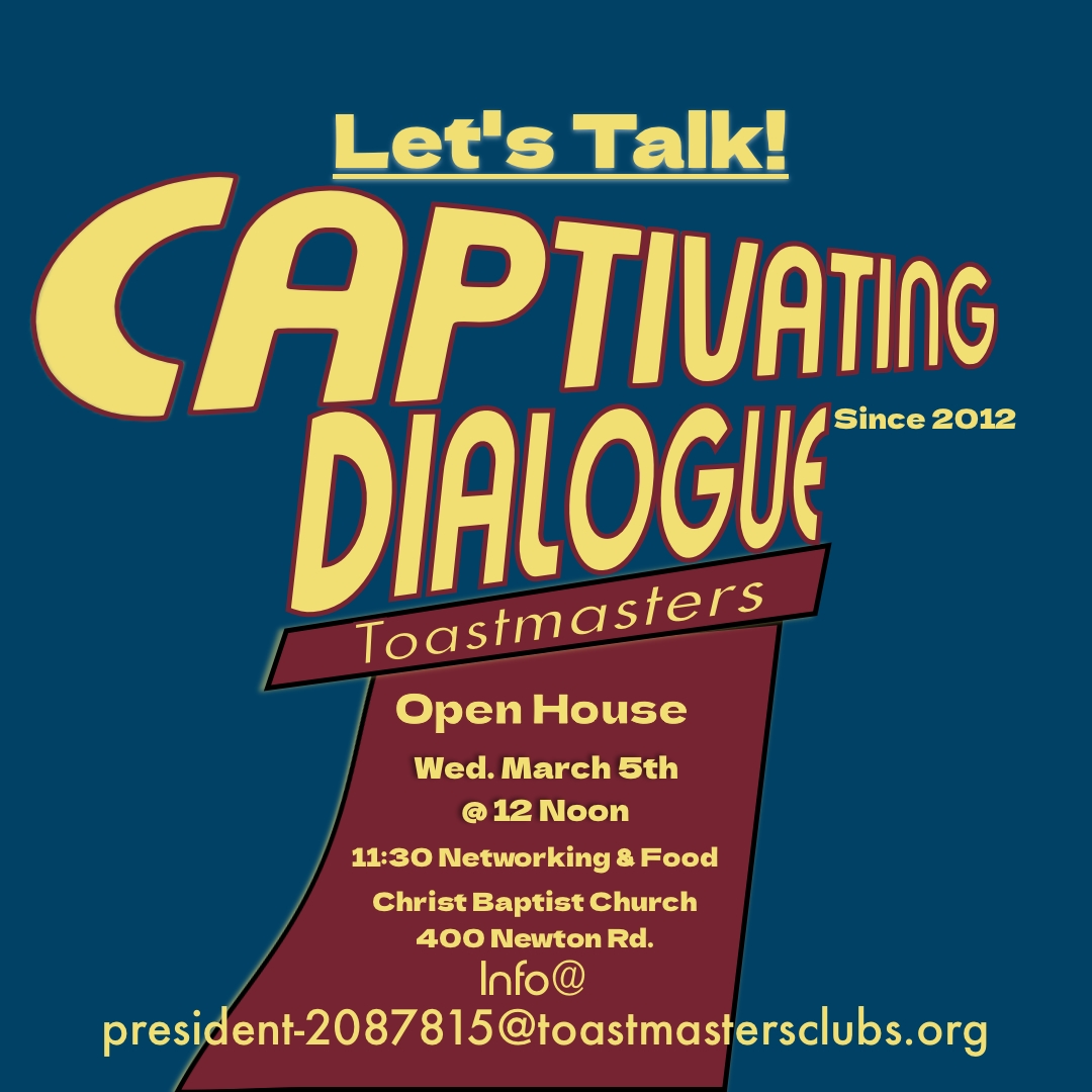 Toastmasters - Captivating Dialogue | Raleigh NC