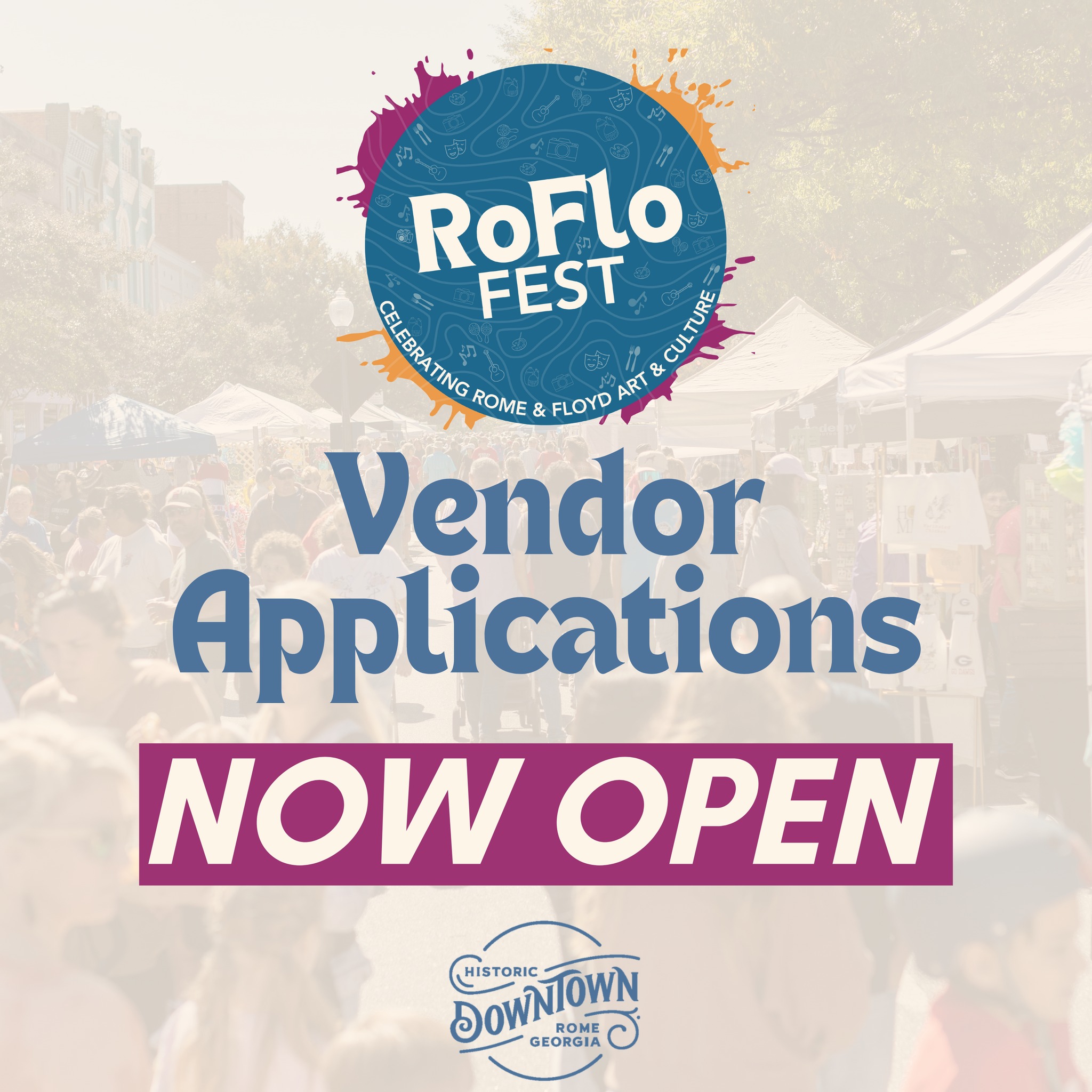 CALLING ALL VENDORS! 🌸 Mark your... - Downtown Rome, GA | Facebook