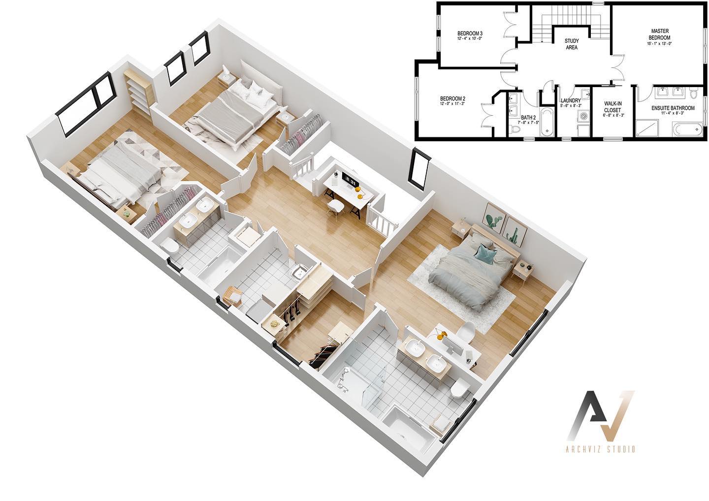 Archvizstudio3D - Our 2D&3D floor plan quality Direct us...