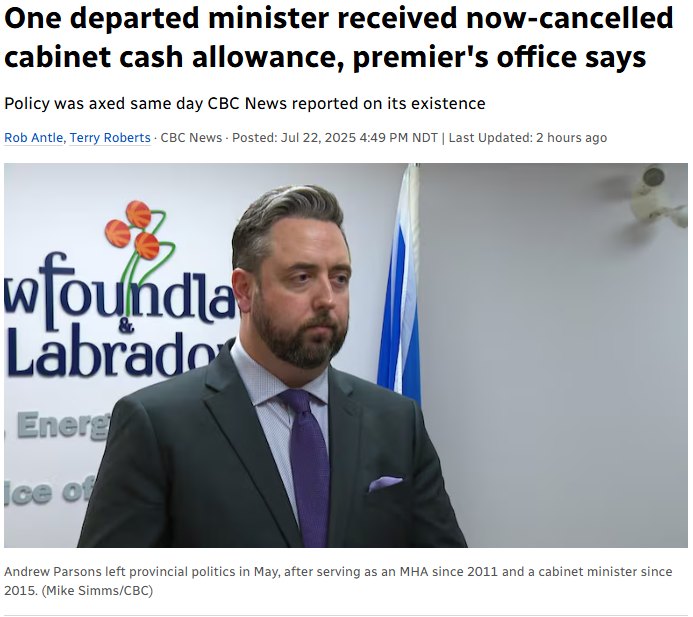NL - ⚠️ The Premier's Office has confirmed that Andrew Parsons has ...