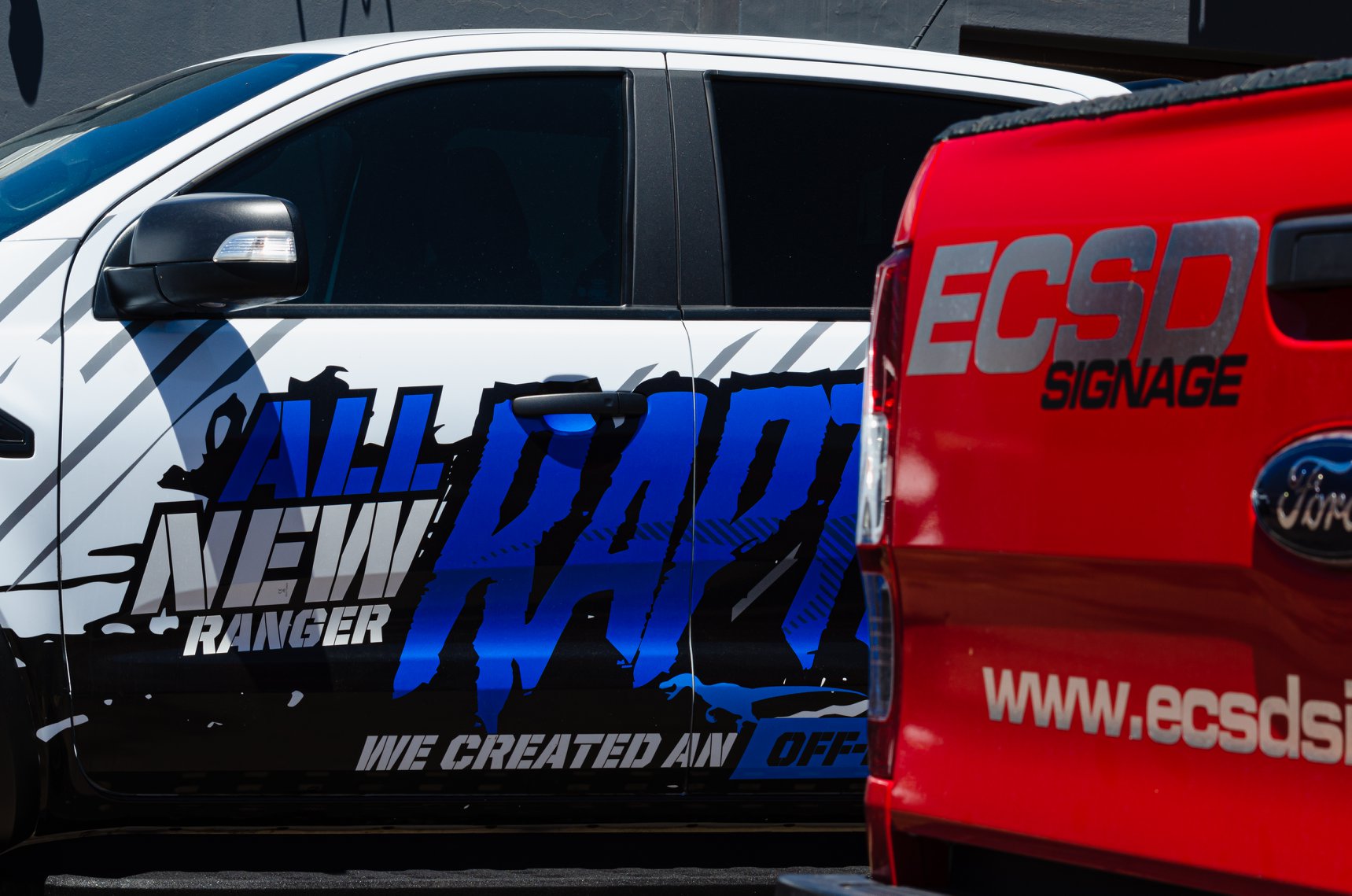 ECSD Signage - The Ford Ranger Raptor's livery grabs our... | Facebook