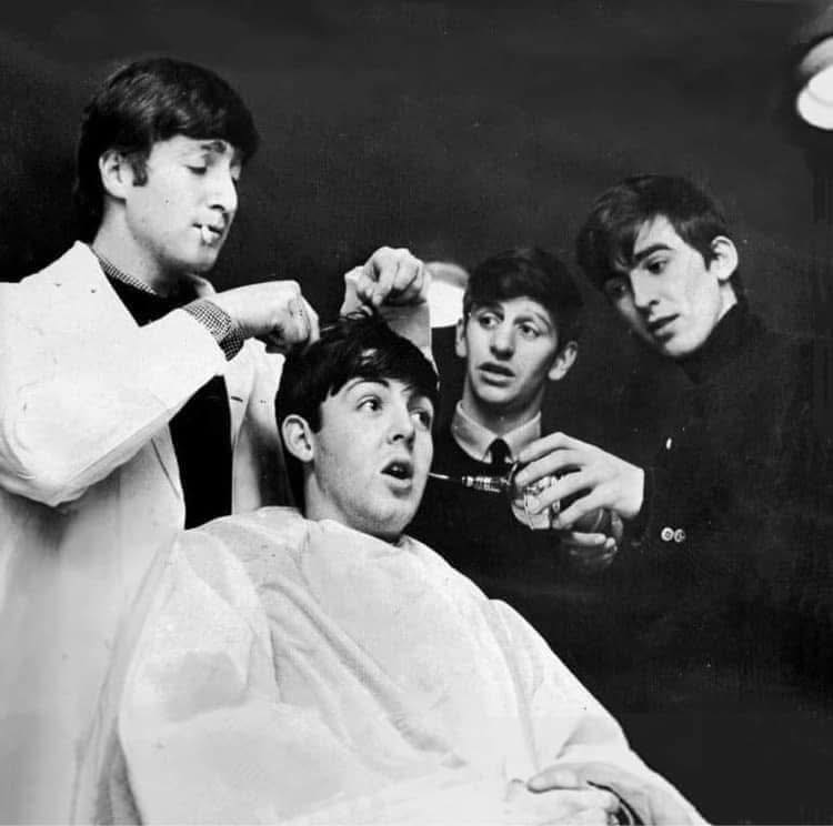 On March 25, 1963, photographer Dezo Hoffmann takes photos of the