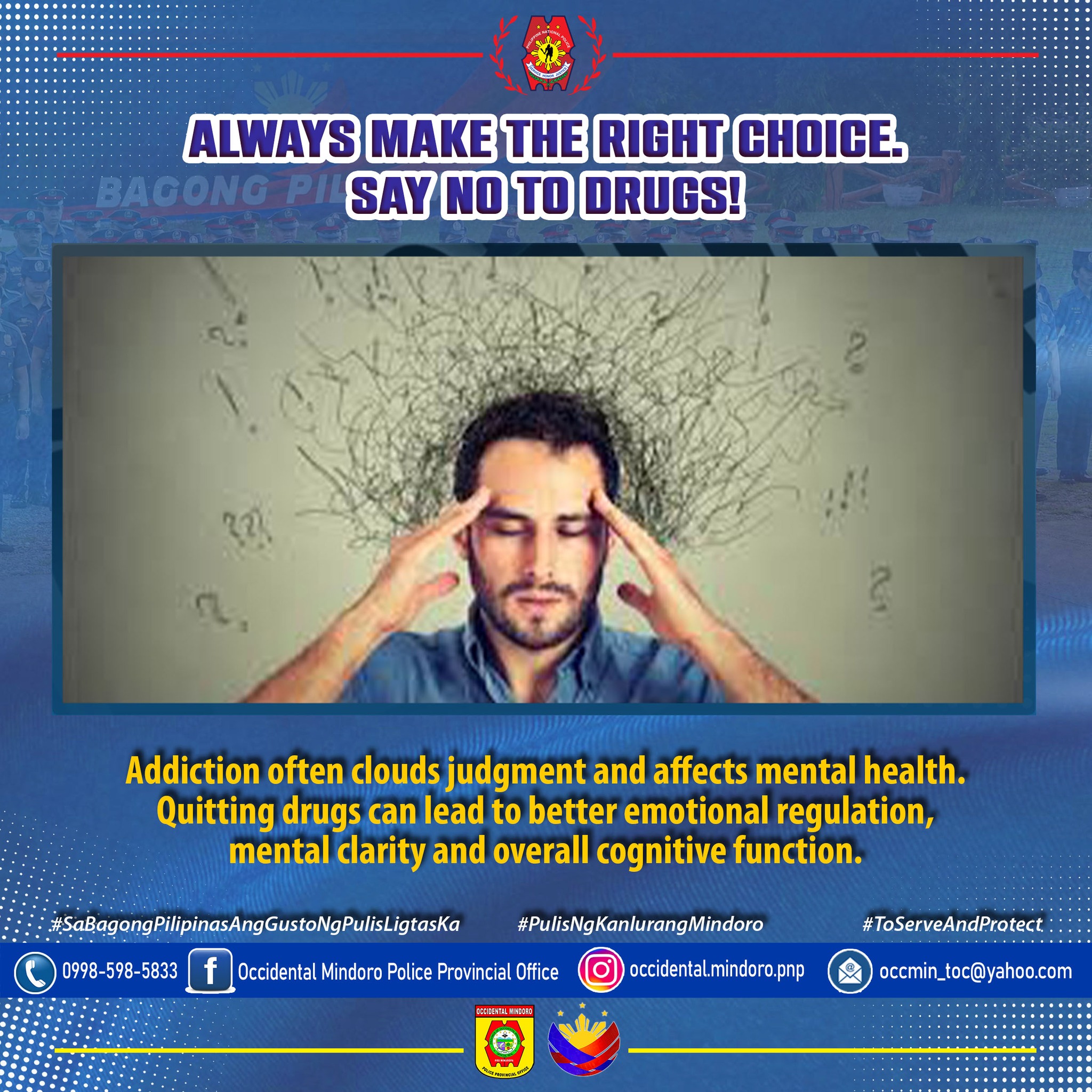 Occidental - Addiction often clouds judgment and affects mental health ...