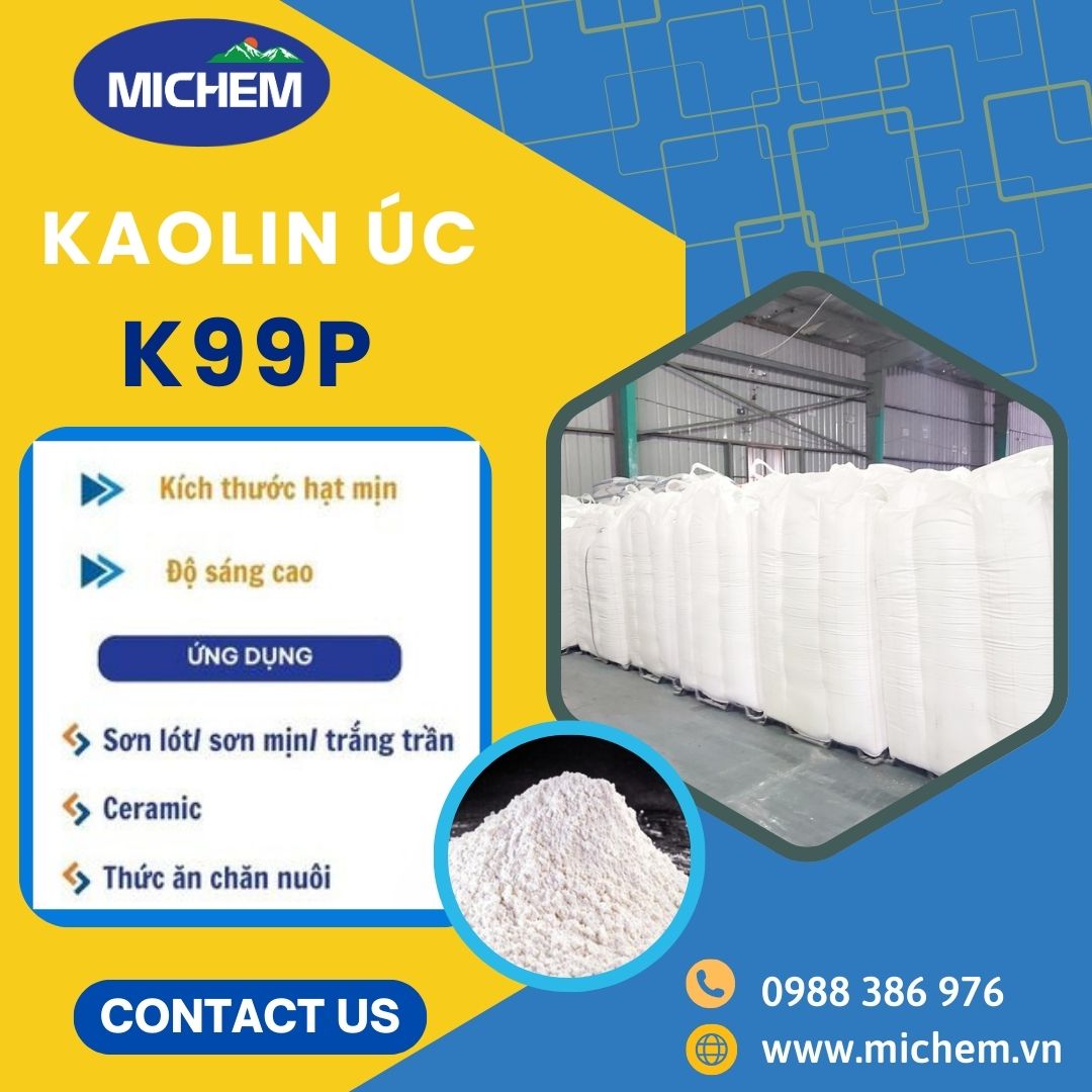 Michem Việt Nam - 🛑[SẢN PHẨM MỚI] CAO LANH K99P- XUẤT XỨ... | Facebook
