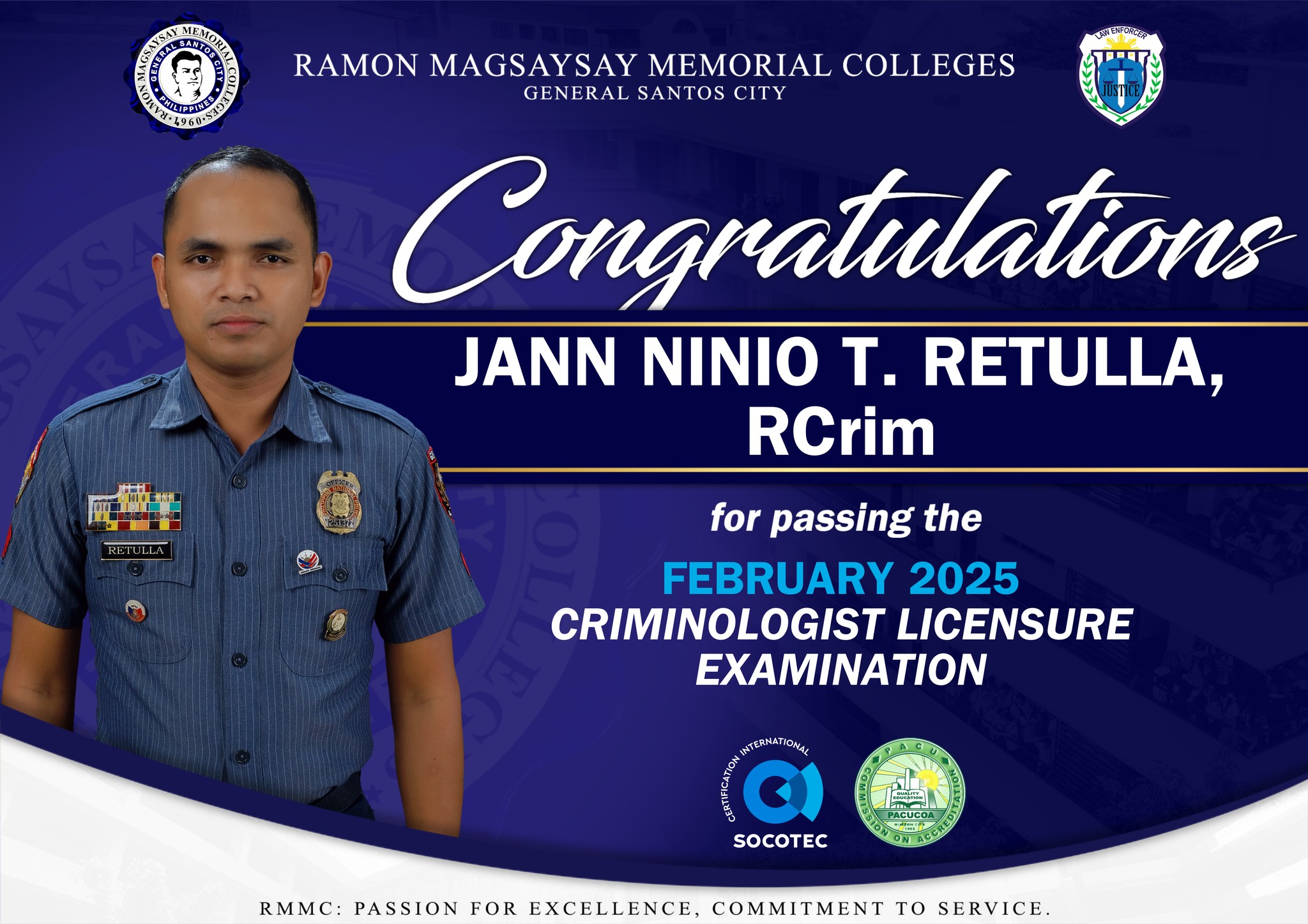 Ramon Magsaysay... - Ramon Magsaysay Memorial Colleges, Inc.
