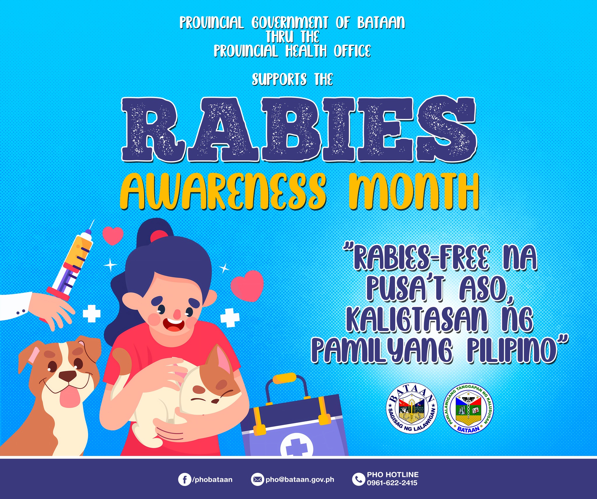Bataan - Sa pagdiriwang ng Rabies Awareness Month ngayong buwan ng ...