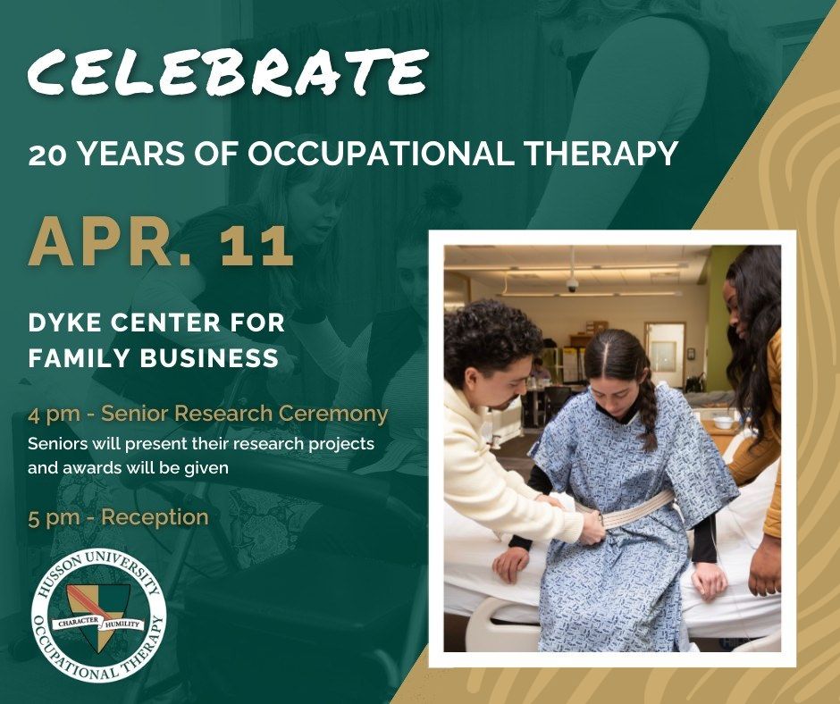 Husson - The Occupational Therapy program is celebrating 20 years of ...