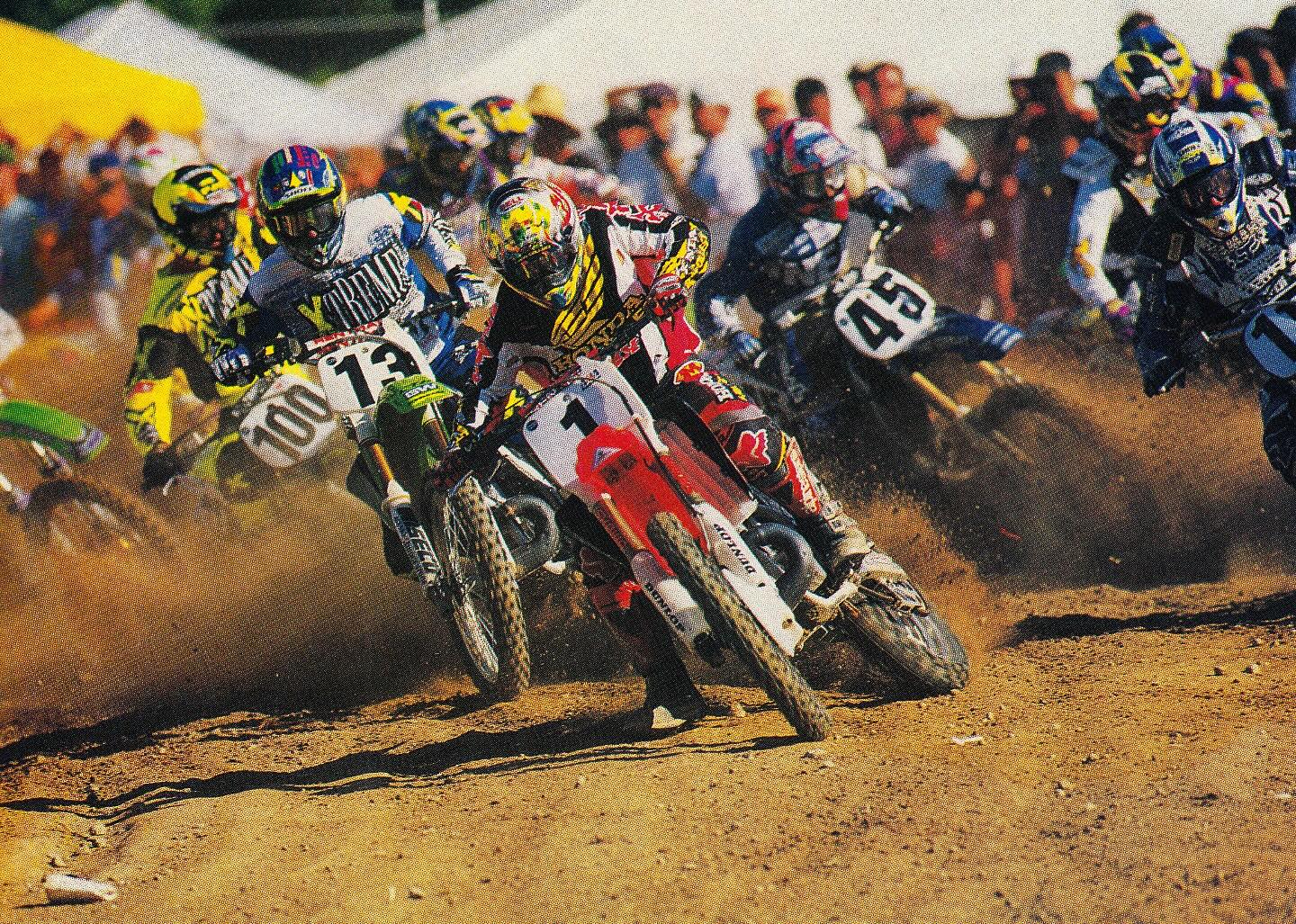 The Motocross - 1996 Jeremy McGrath (1), Jimmy Button (100), Doug Dubah ...