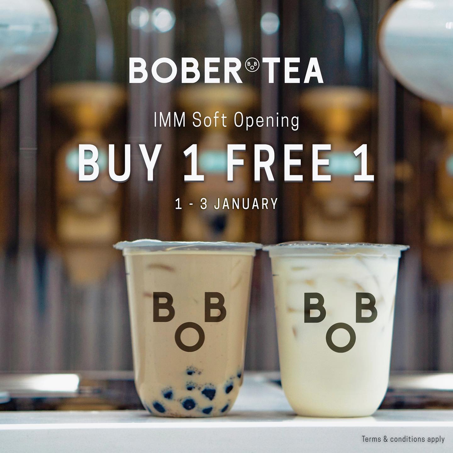 Bober Tea - 🎊 IMM 1 FOR 1 🎊 Bober Tea IMM Store... | Facebook