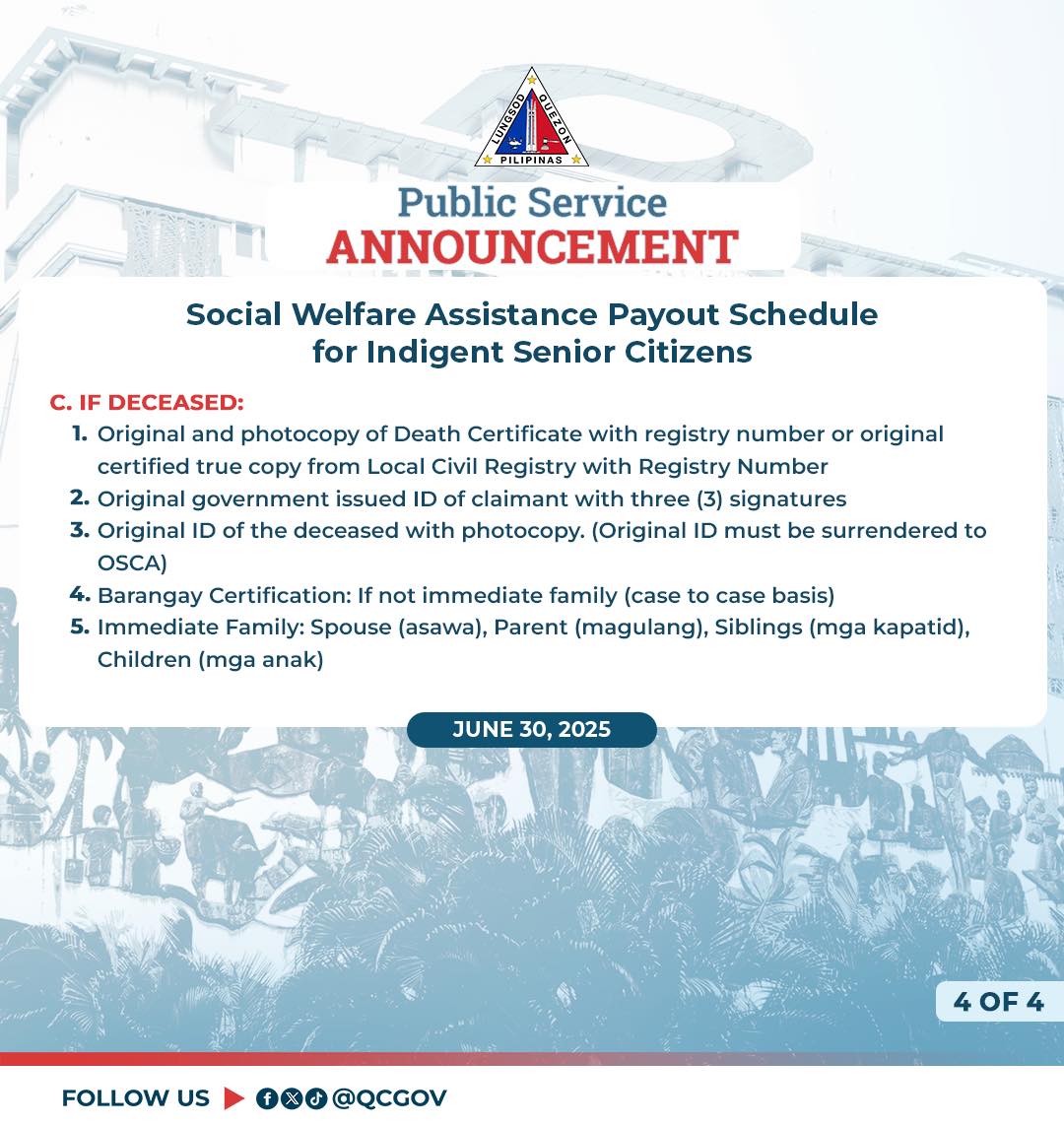 Quezon City Government added a... - Quezon City Government