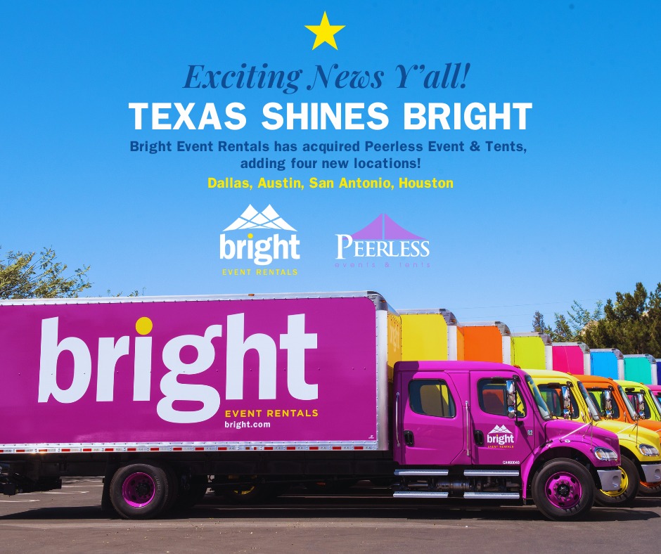Exciting News Y’all! Bright Event... - Bright Event Rentals | Facebook