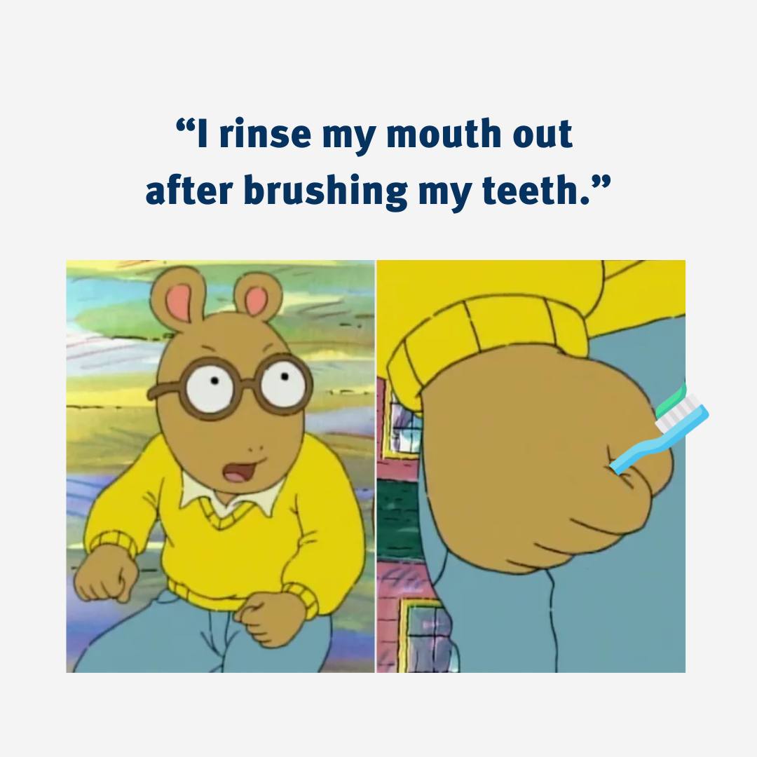 Queensland - If this is you, don't! 🦷 If you grew up brushing, spitting ...