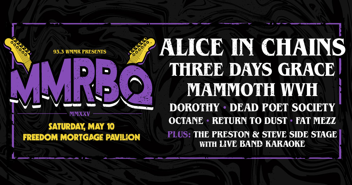 ANNOUNCING! 🎸🔥 93.3 WMMR Philadelphia's MMR*B*Q 2025 featuring