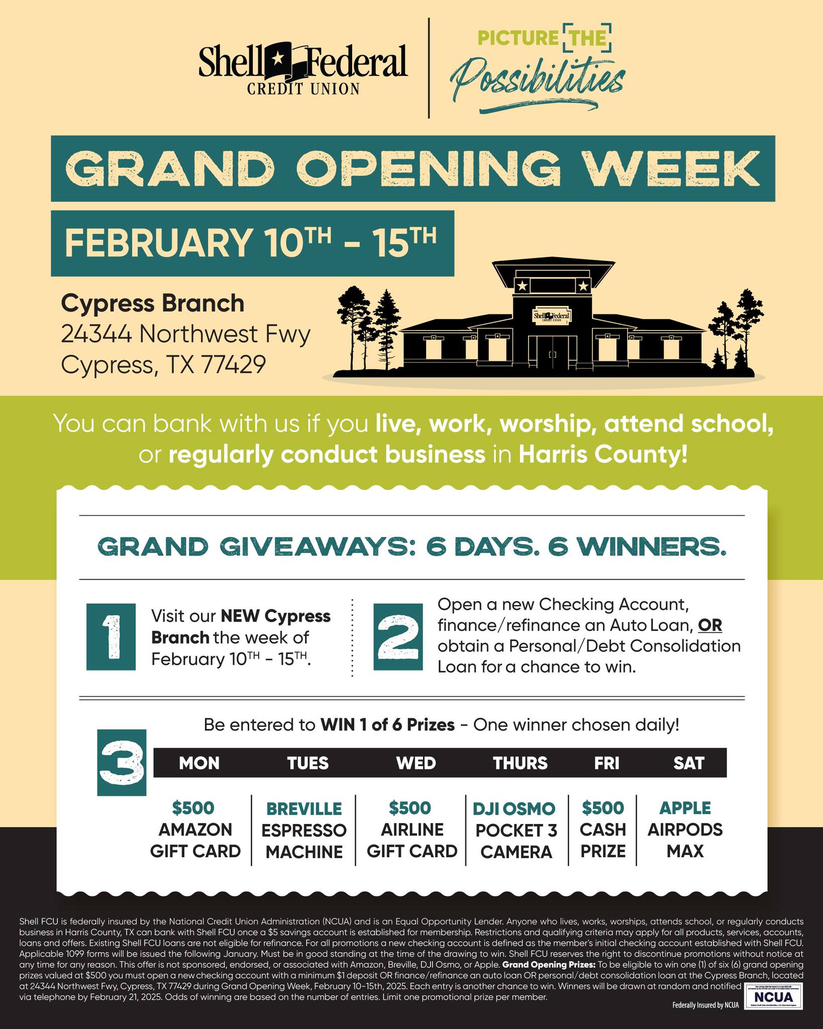 Shell - 🎉 Join Us for the Cypress Branch Grand Opening! 🎉 We're excited ...