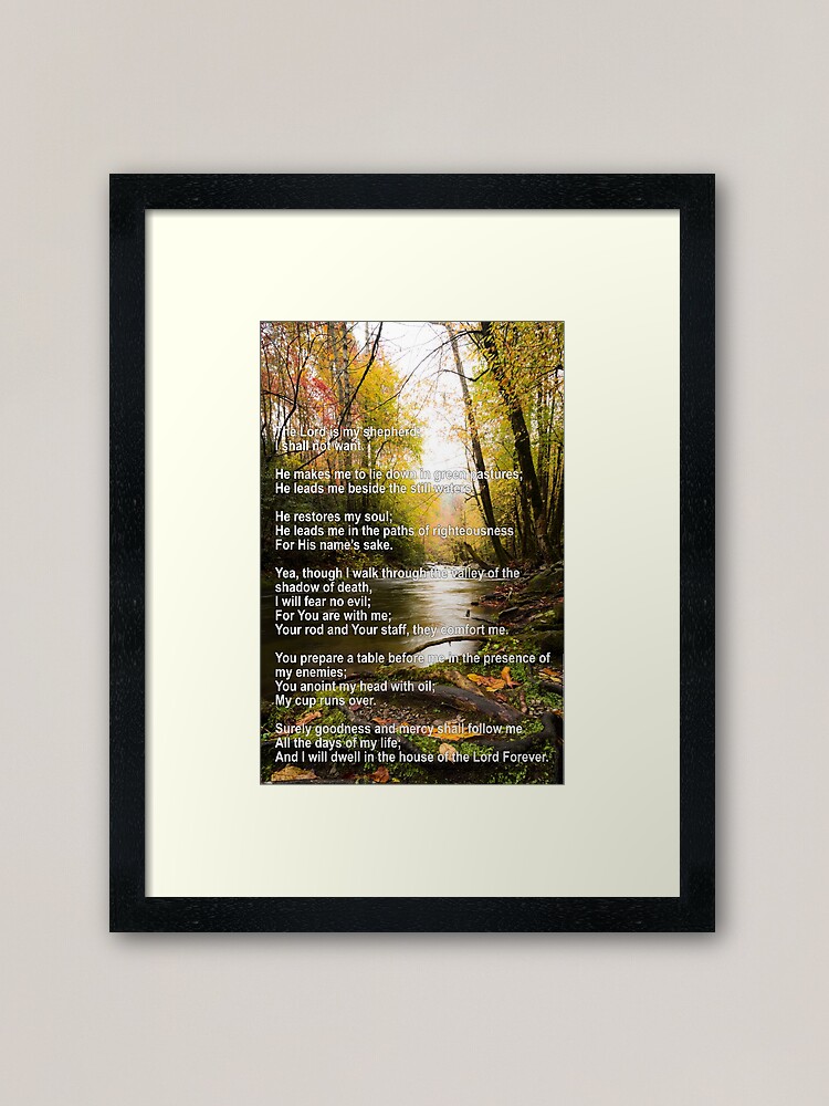 Scripture Verses - Framed Prints