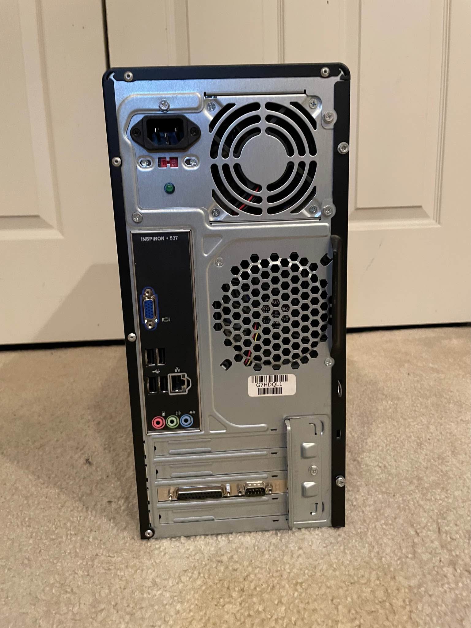 Dell Inspiron 537 Desktop - Desktop Computers - Laurel, Maryland ...