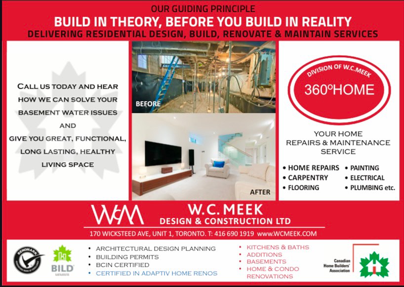 W.C. Meek Design and Construction | Toronto ON