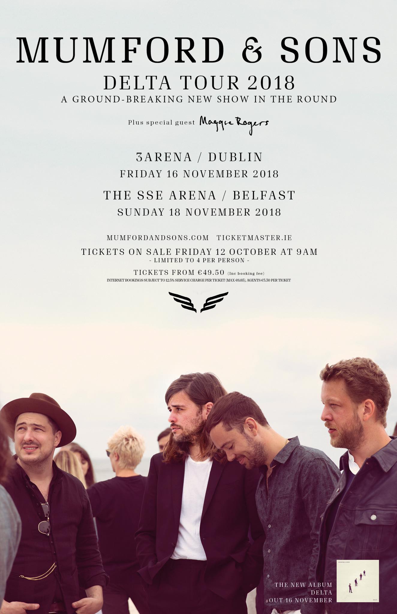 ON SALE NOW: Mumford and Sons Delta Tour 2019, coming to Rupp
