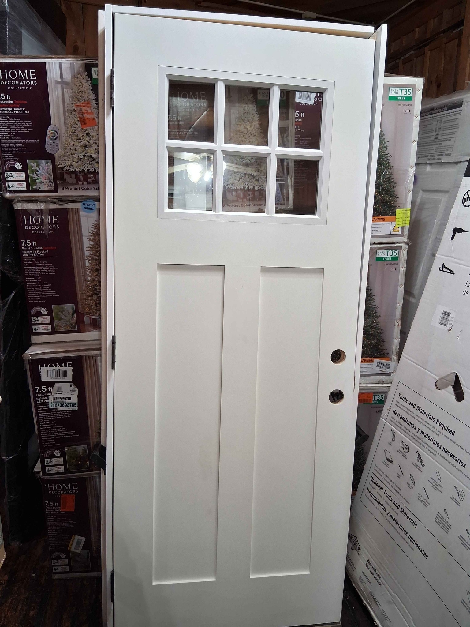 New 32x80 Craftsman 6lite Entry Door from Home Depot, Credit Cards