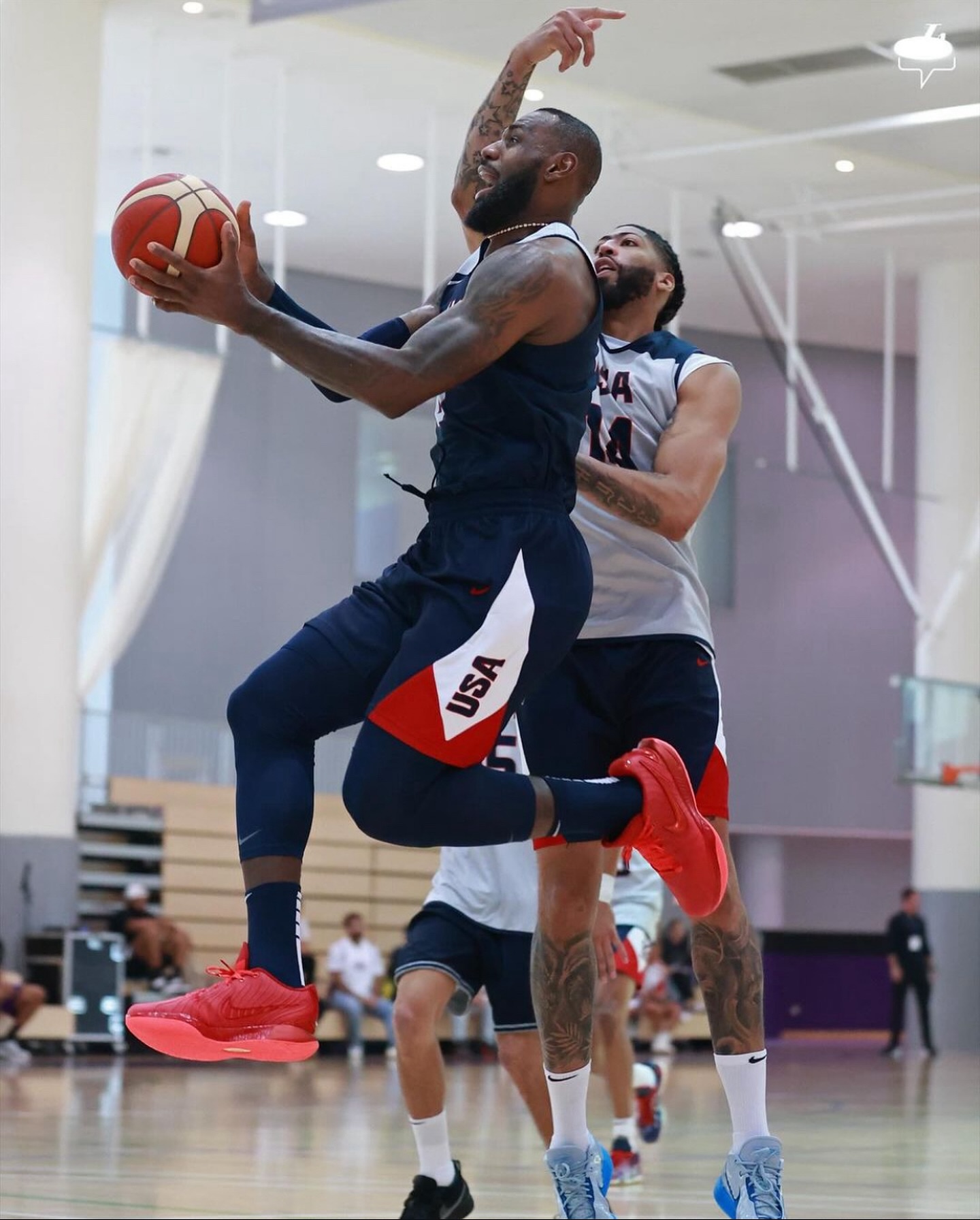 Nike LeBron 21 James Gang at Team USA practice