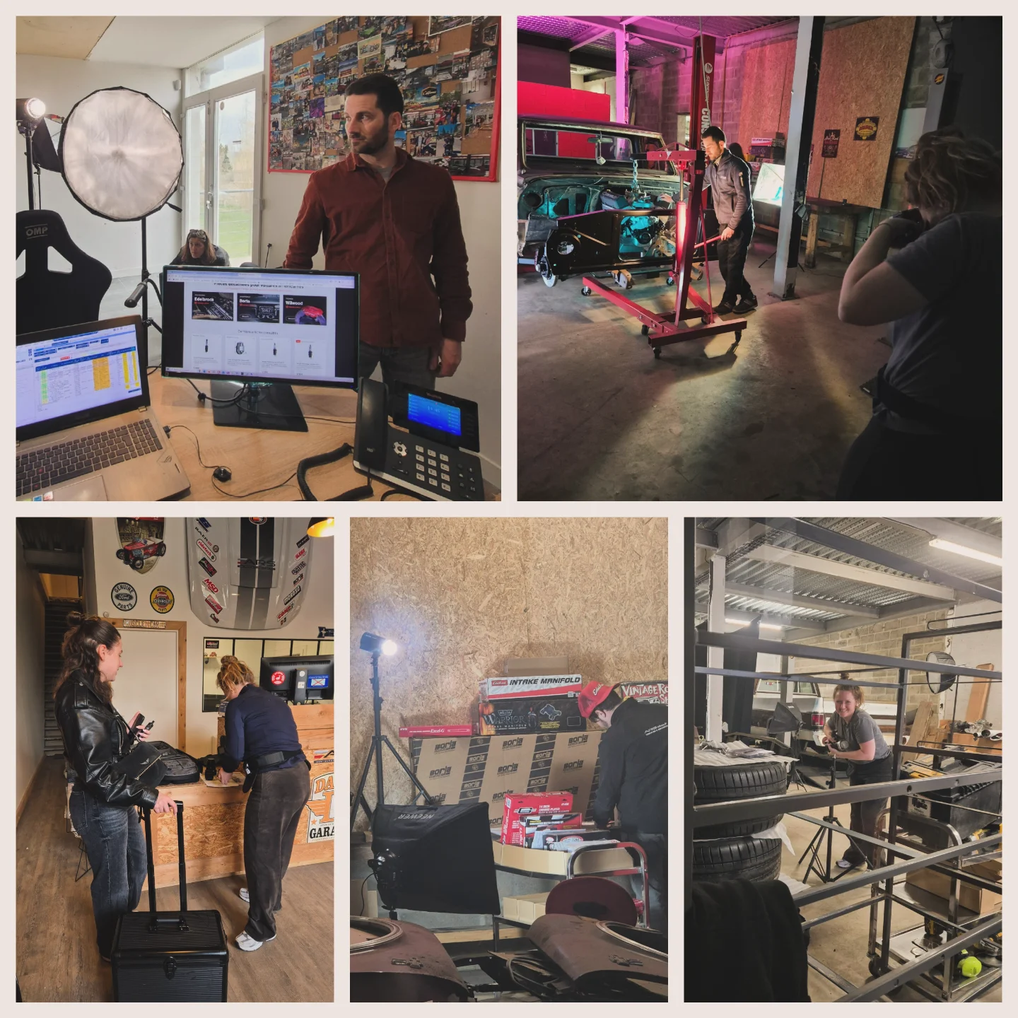 Auto - Suite du shooting photo chez A.R.S. dans le showroom, l'atelier ...
