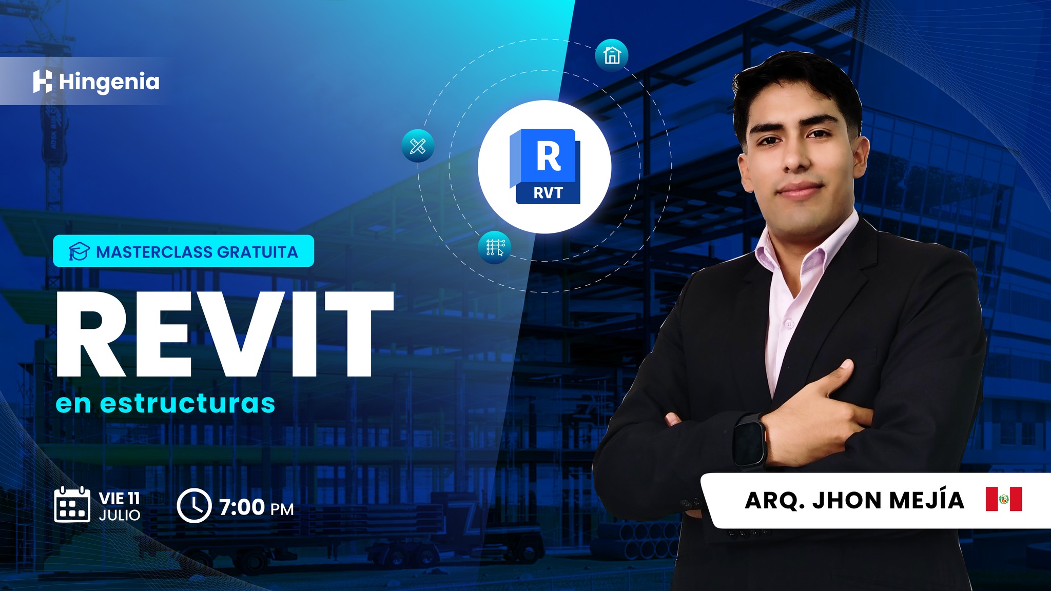Hingenia - ⏰ ES HOY – REVIT EN ESTRUCTURAS 2025 ⚠ Guarda... | Facebook