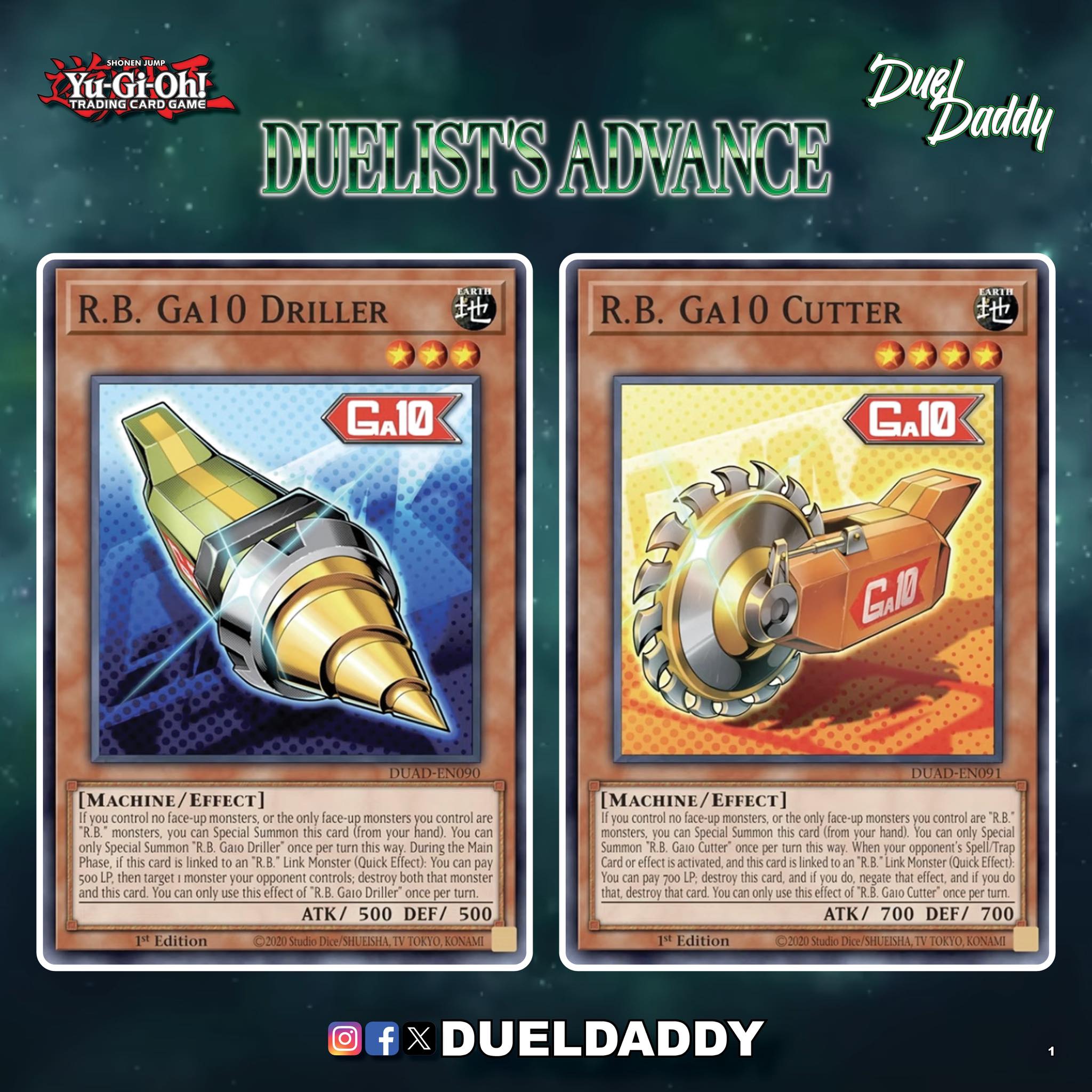 The newest World Premiere archetype “R.B.”, releasing in Duelist 