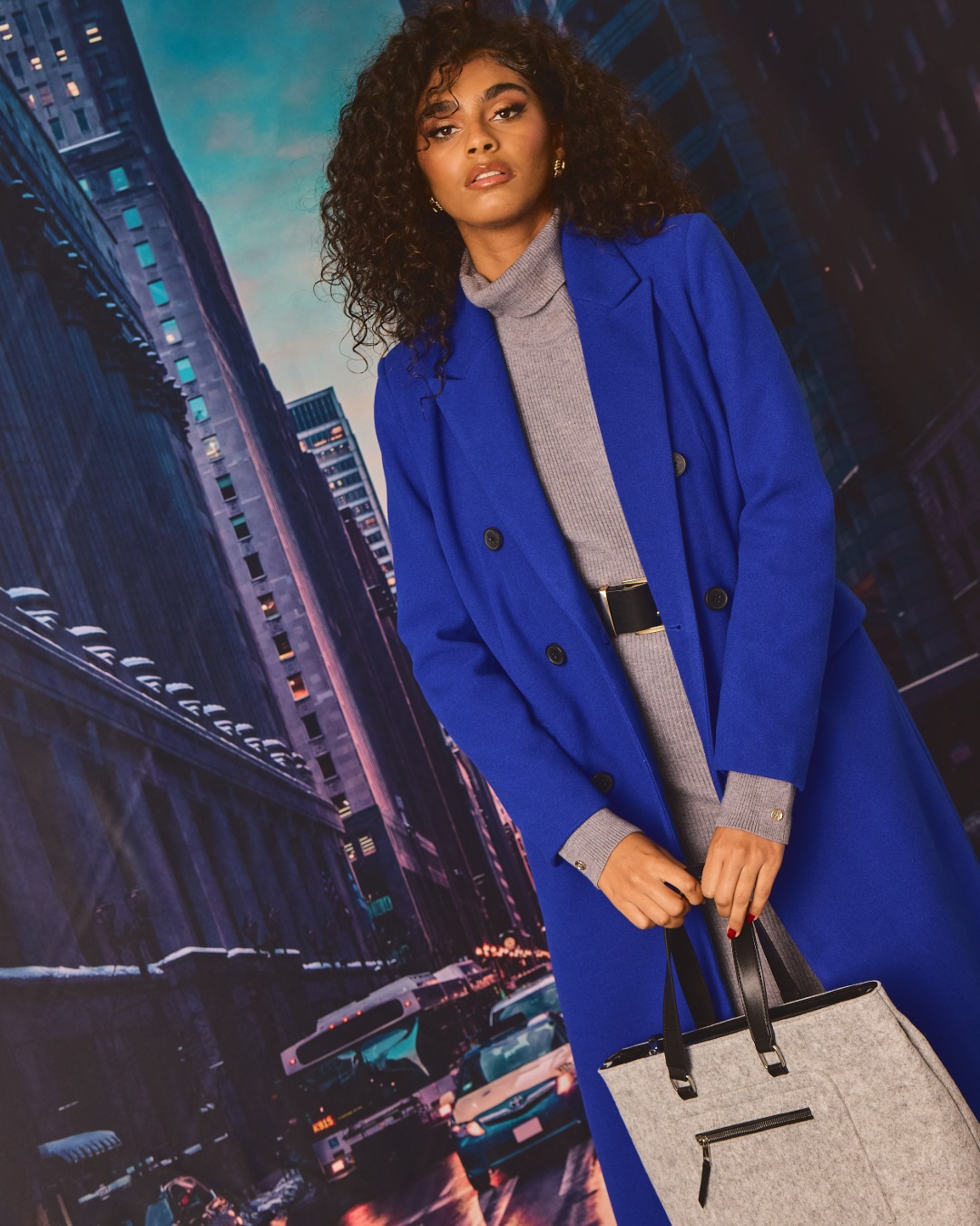 A classic staple in your Winter closet. The Melton Coat