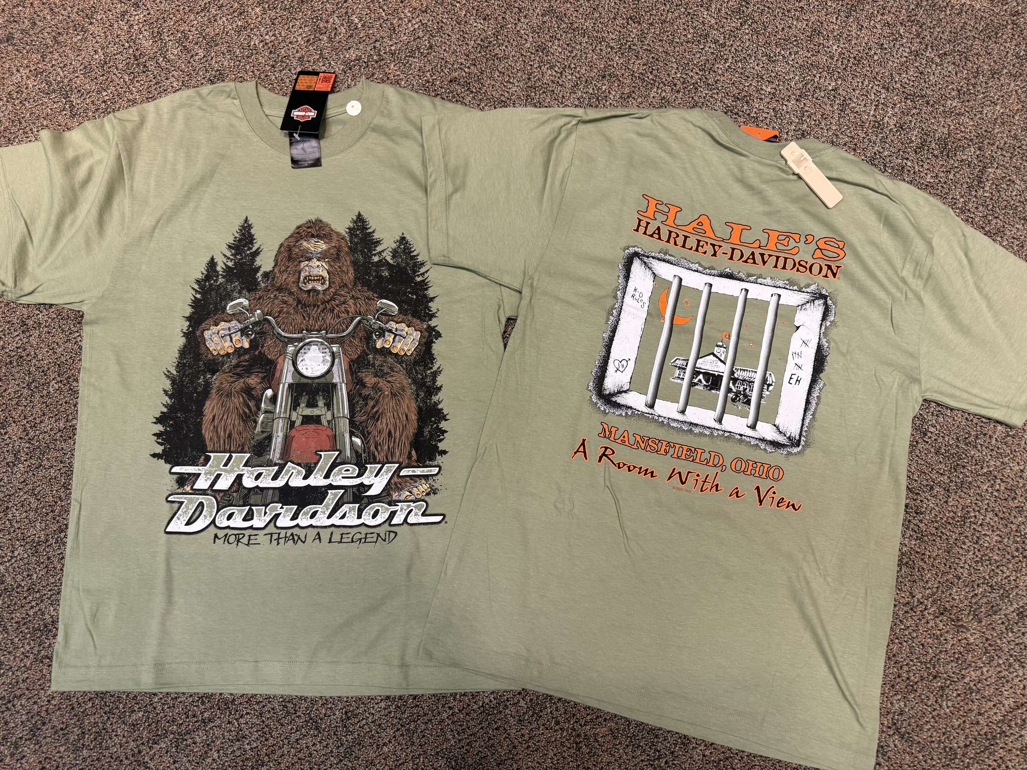 Your new favorite Harley T-shirt has arrived. Bigfoot. A Harley