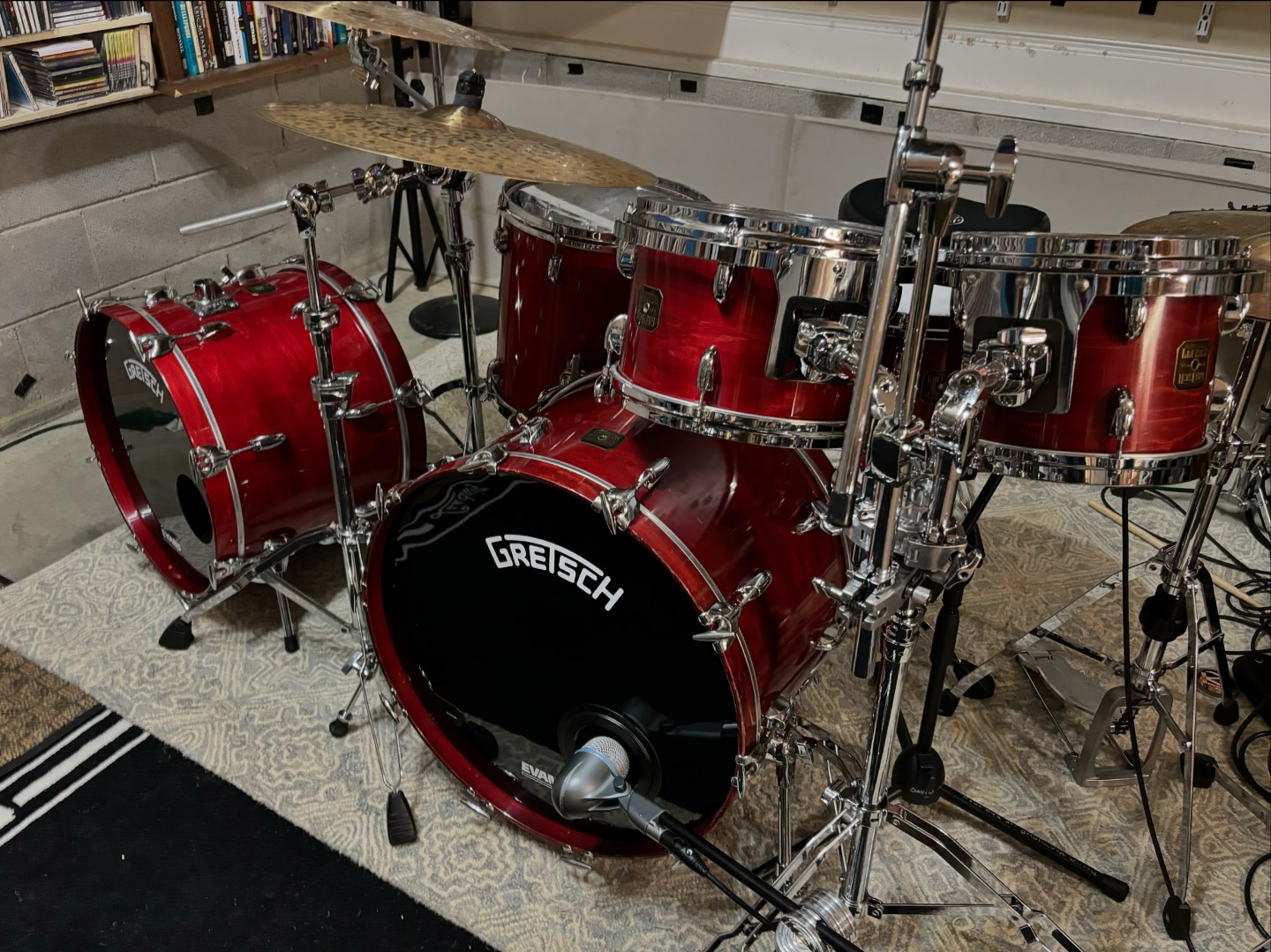 1980's GRETSCH USA 🇺🇸 Custom Square Badge in Rosewood Lacquer