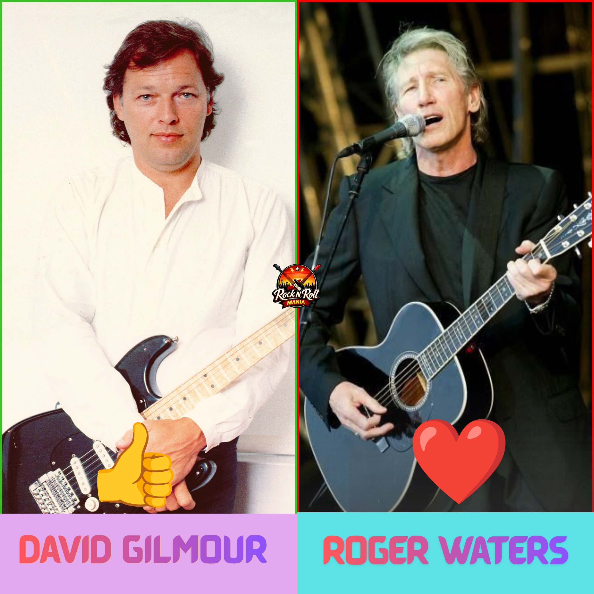 David Gilmour vs Roger Waters vocals in Pink Floyd