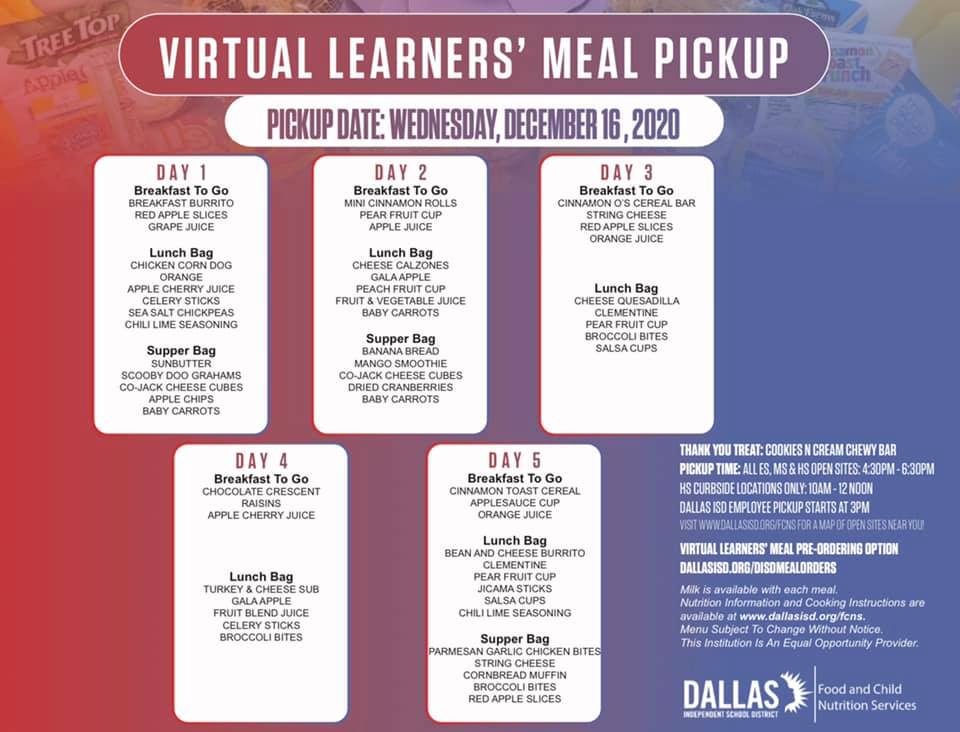 Dallas ISD Food - Did you know? Every @dallasisd curbside...