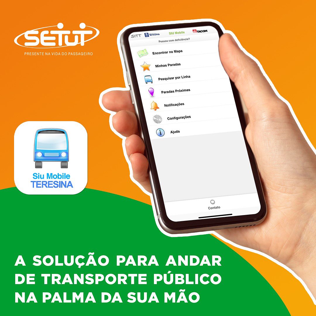 Setut - Com o Aplicativo Siu Mobile Teresina, você... | Facebook