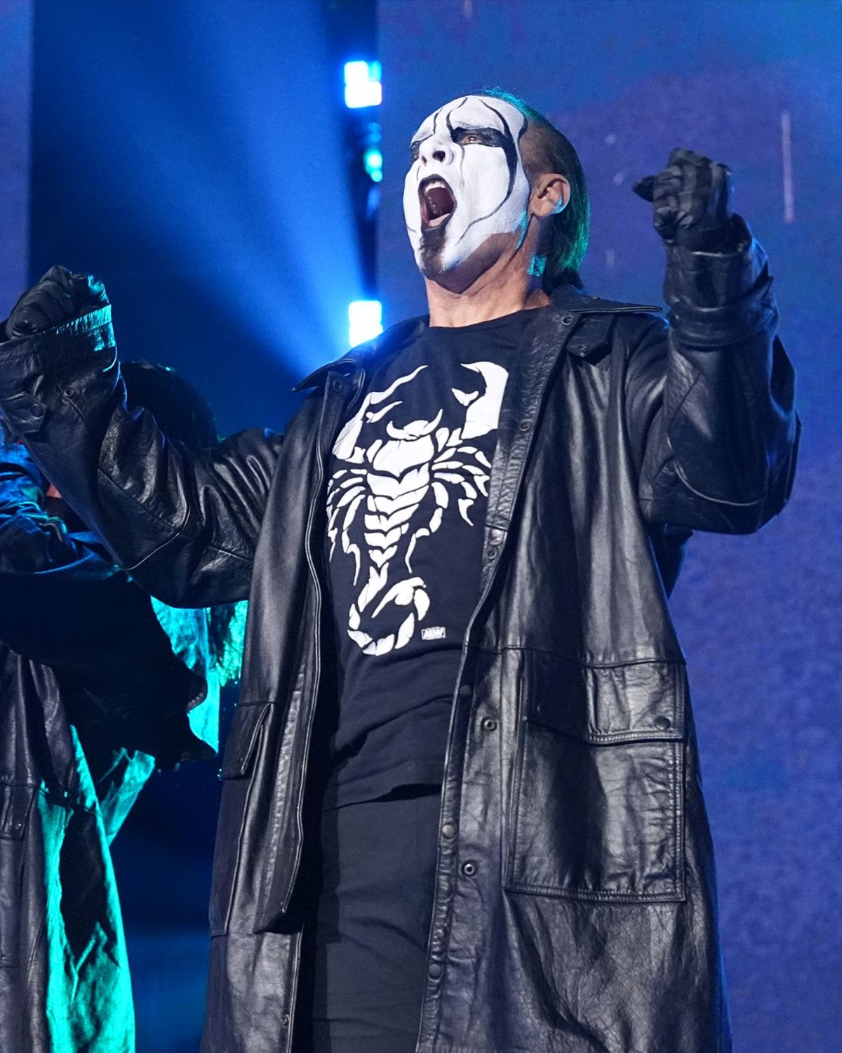 OnThisDay in 2024: The Icon Sting appeared on #AEWDynamite one