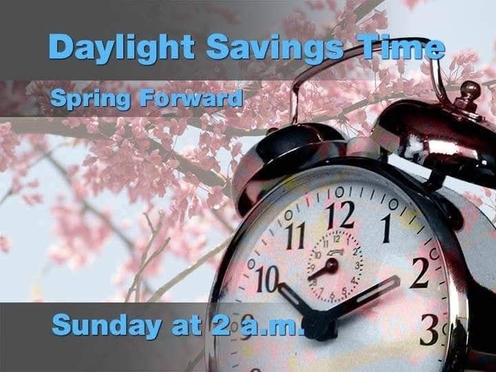 City - Daylight Savings begins this Sunday, so remember to set your ...