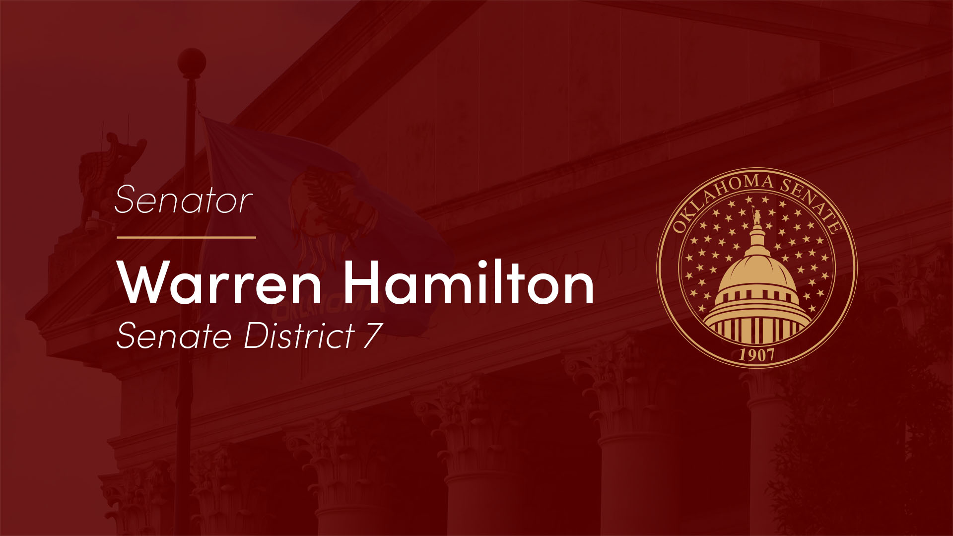 Senator Warren Hamilton