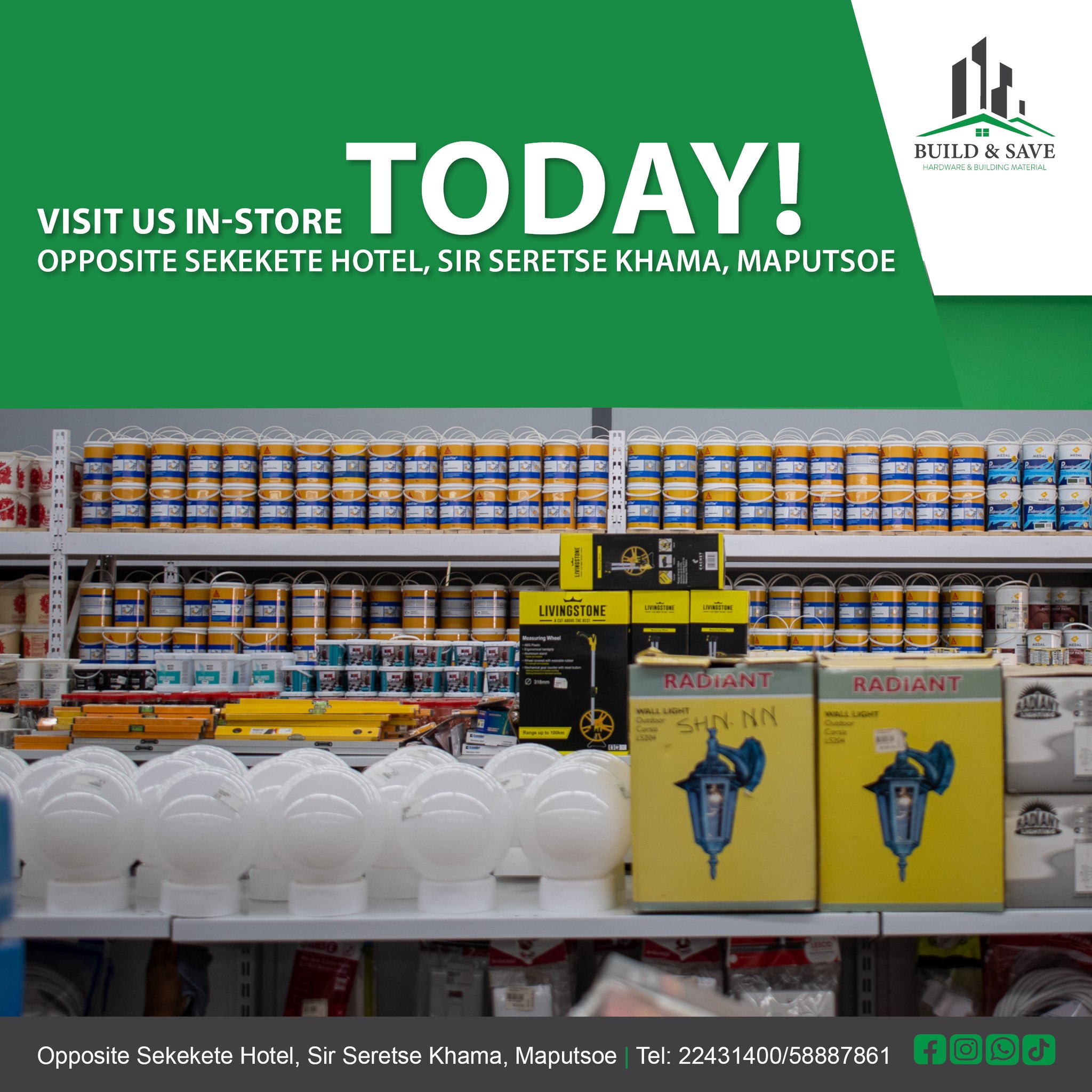 Build and Save Hardware & Building Material - Visit us in-store today ...