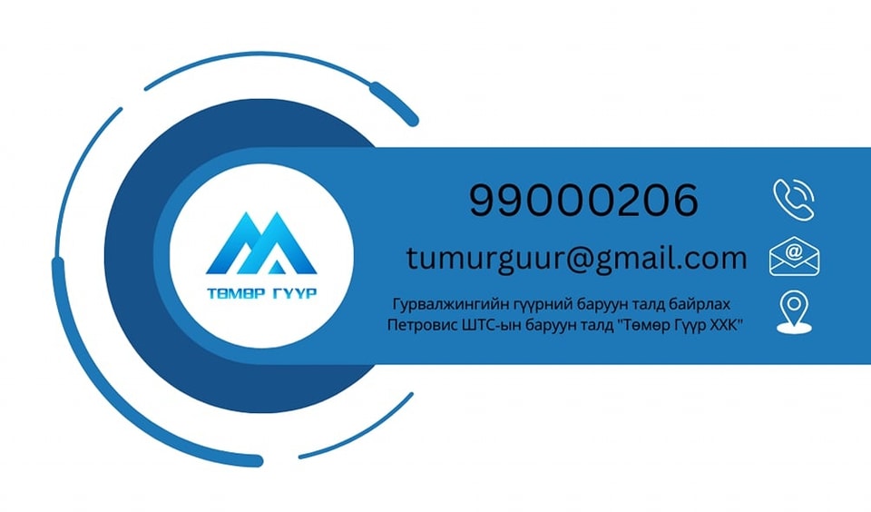 ТӨМӨР ГҮҮР ХХК/ Tumur Guur LLC
