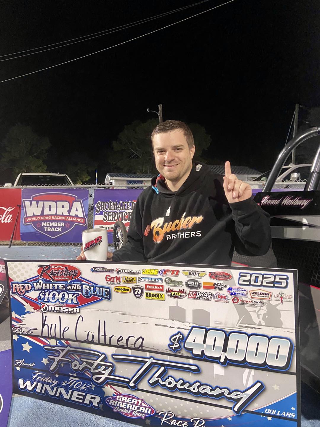KYLE CULTRERA WINS Moser Engineering... - Gulfport Dragway | Facebook