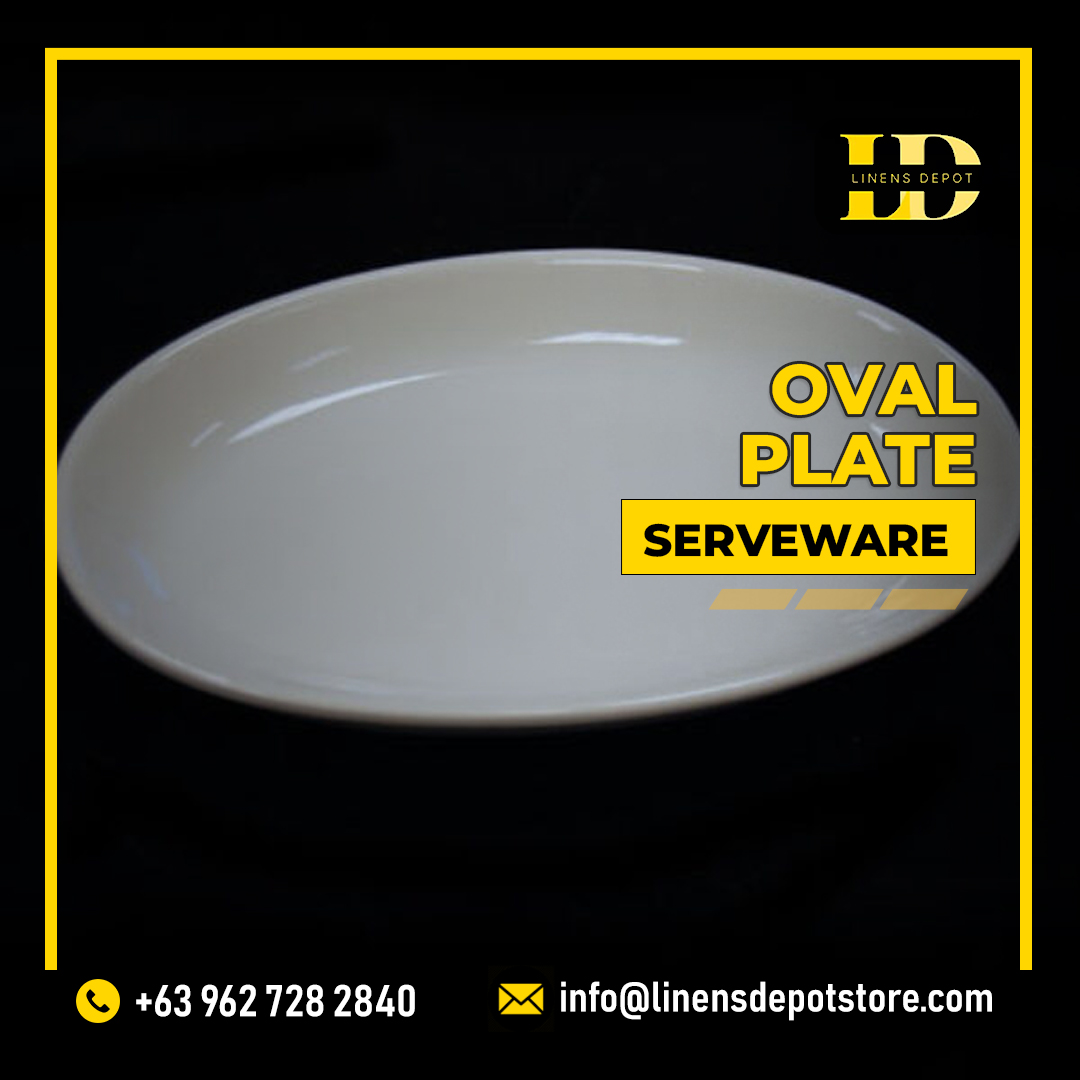 Linens - Dine in style with our premium Oval Plate! Perfect for ...